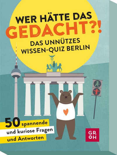 groh Verlag Spiel, Wer hätte das gedacht?! Das Unnützes Wissen-Quiz Berlin