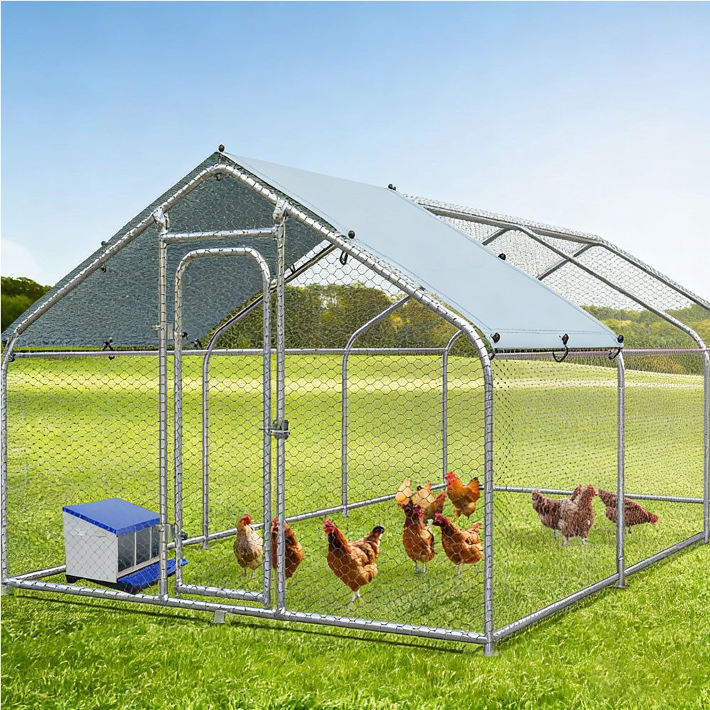 GarveeMore Hühnerstall Metall Nesting Boxes für Hühner Legeboxen für Hühner Geflügel – Bild 3 von 5