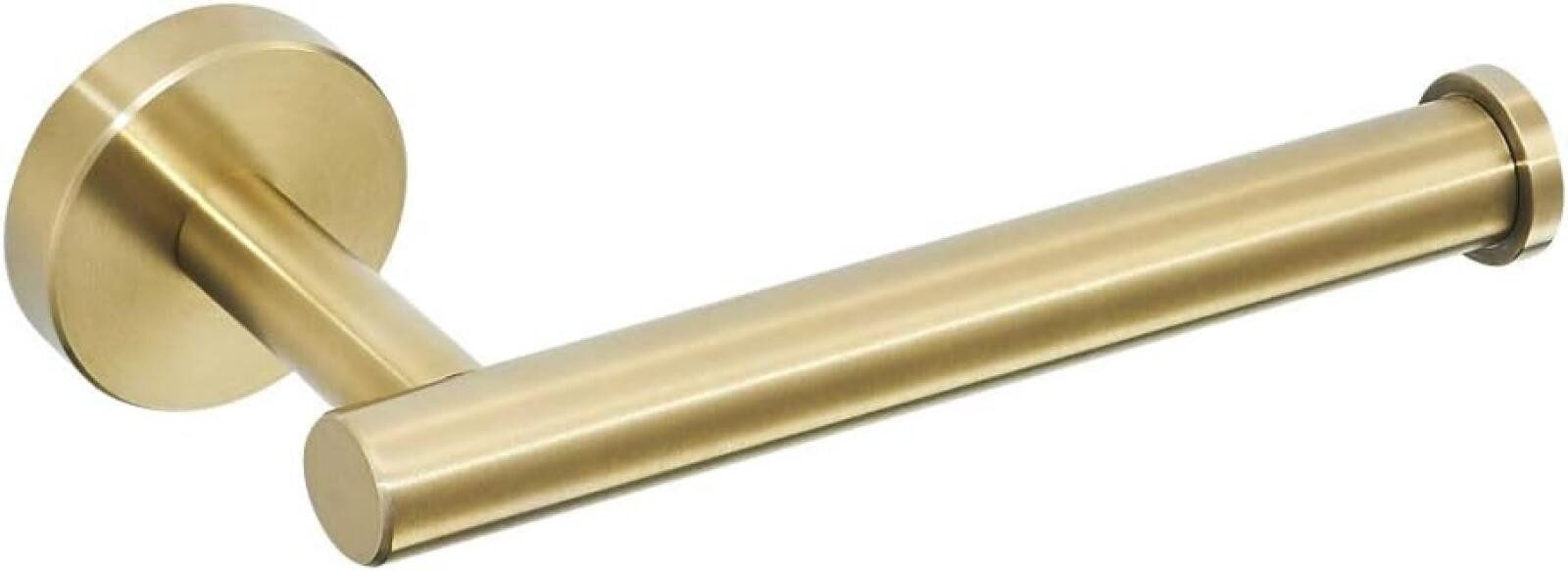 FELIXLEO Toilettenpapierhalter Toilettenpapierhalter Edelstahl 304 Wandmontage Gold gebürstet (2-St)