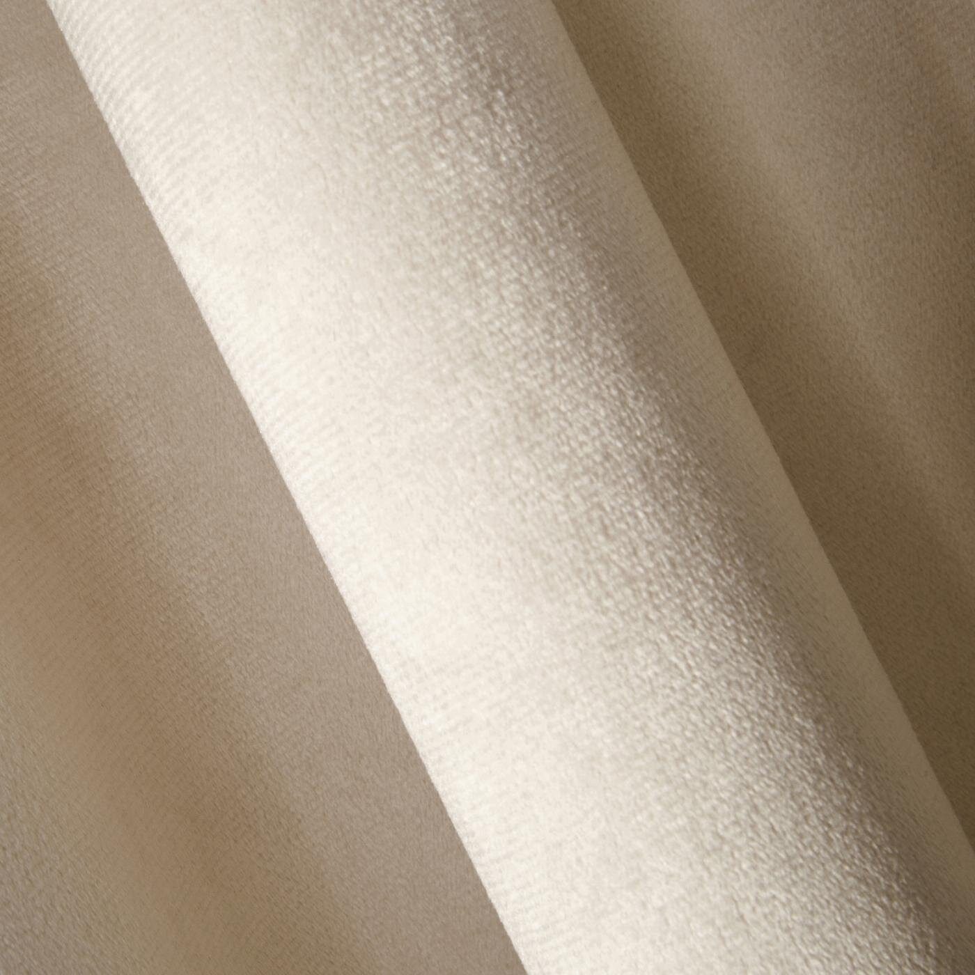 Eurofirany Vorhang VELVET (2 St), Ösen, blickdicht, Samt, 2er-Set Ösenschals aus Velvet, mit mittlerem Verdunkelungsgrad