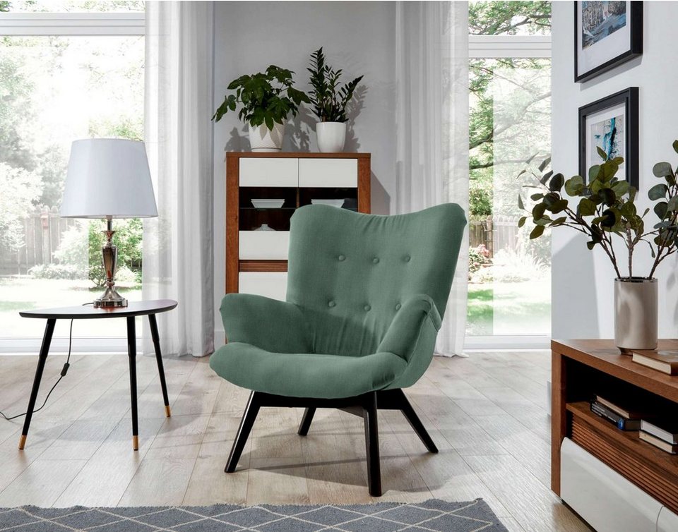 Stylefy Sessel Avanti (Armlehnensessel), gepolstert, mit Armlehnen und  Rückenlehne, frei im Raum stellbar, Schaumstoff T28 und HR 30,  Skandinavisch Design