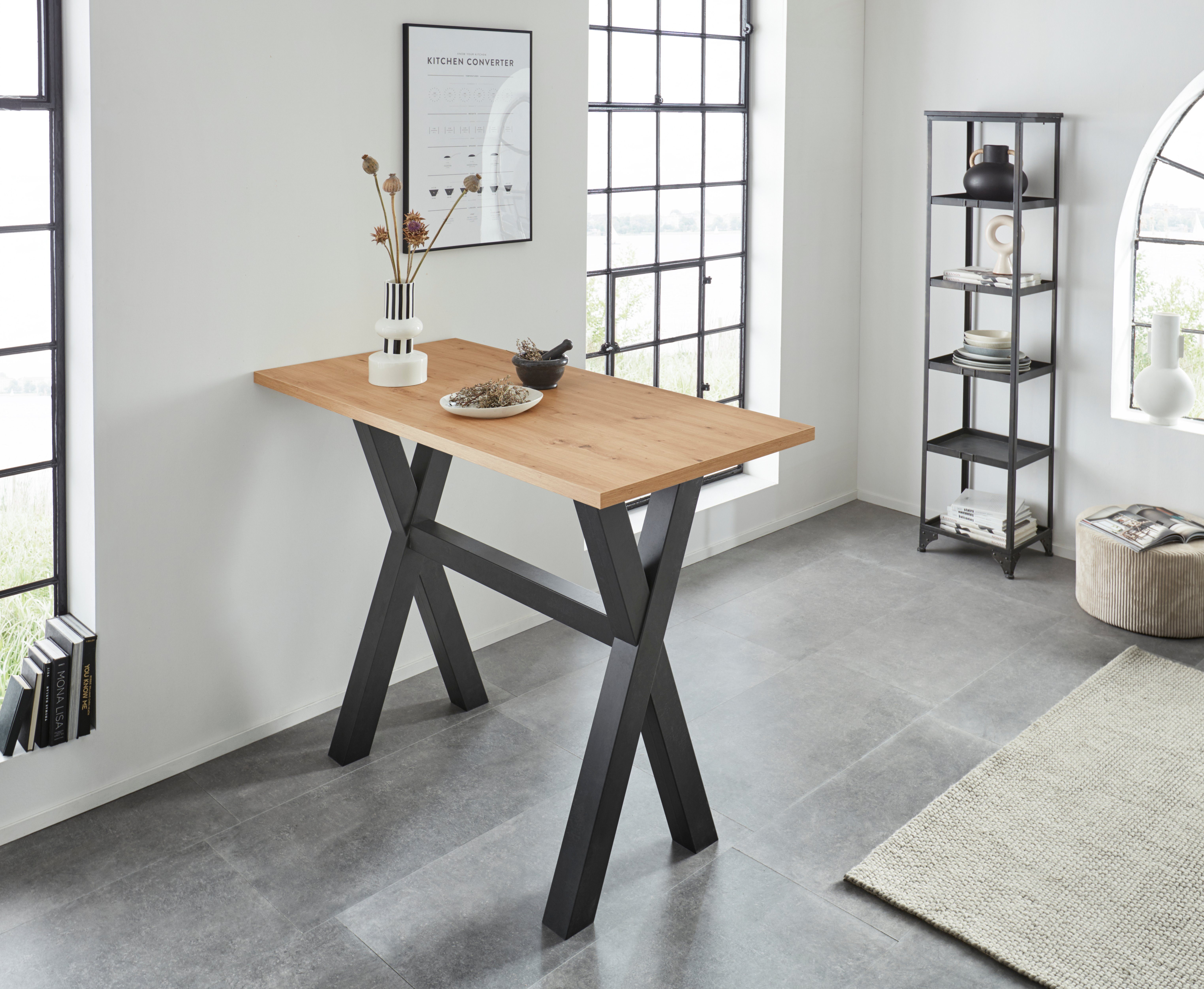 Mäusbacher Bartisch, Gestell in X-Form (Breite günstig online kaufen