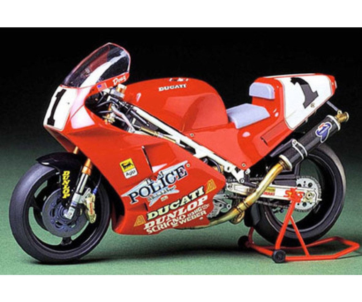 Tamiya Modellbausatz Tamiya Ducati 888 Superbike ´93 Motorrad 1:12 Plastik Modellbau Bausat