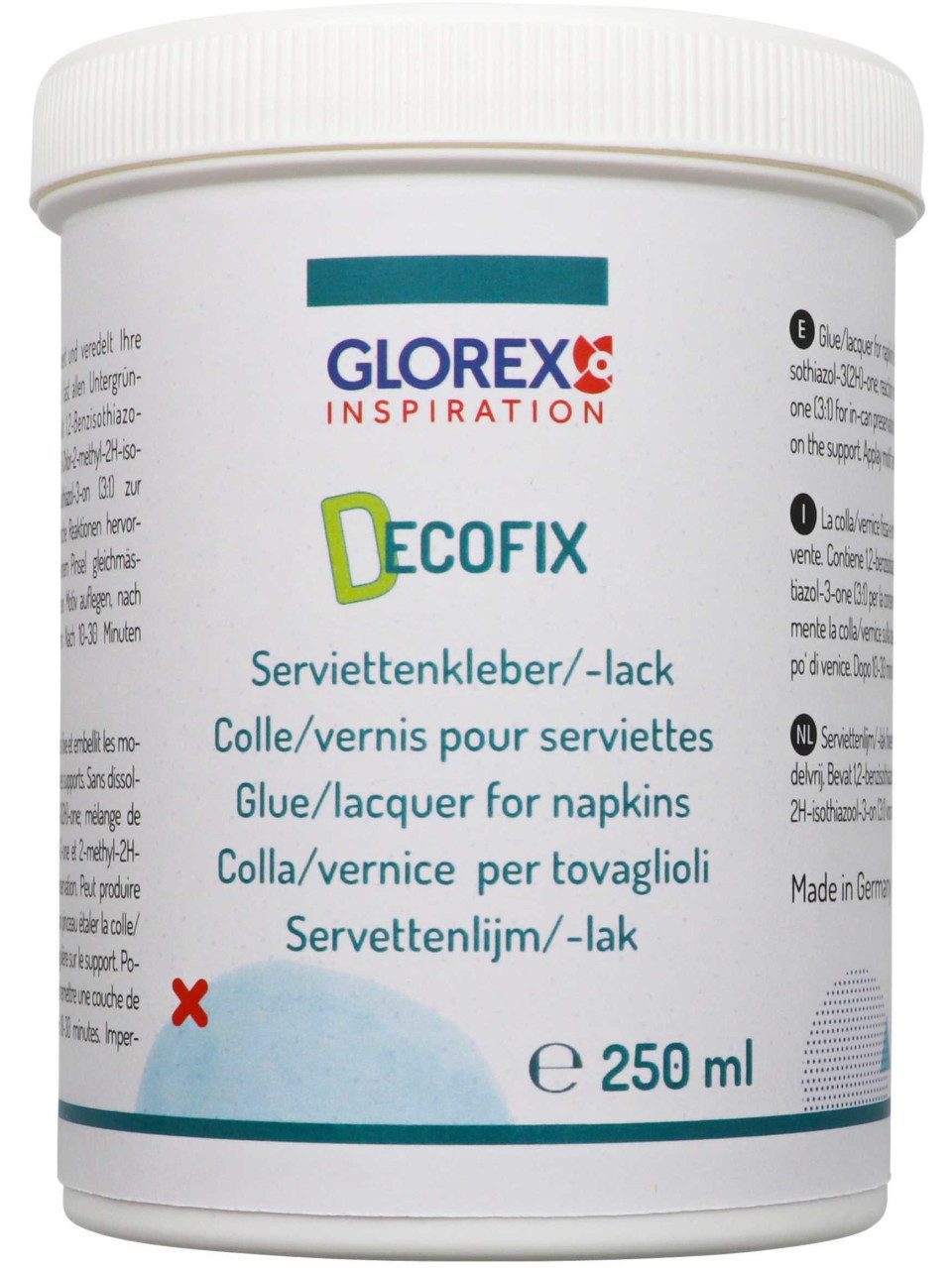 Glorex Bastelkleber Glorex DecoFix Serviettenkleber 250 ml