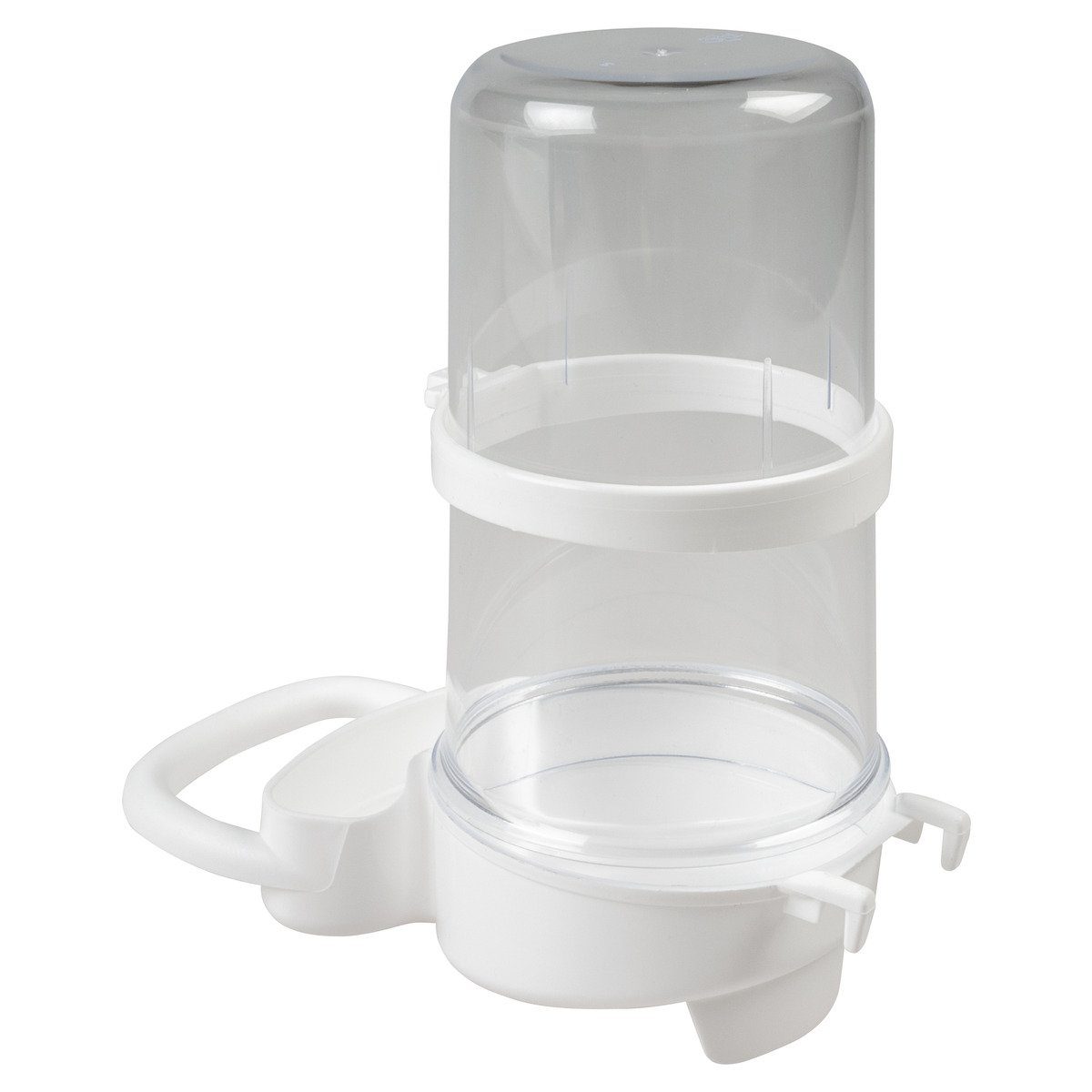 DUVO+ Vogeltränke Wochenend-Wasserbrunnen breit weiß