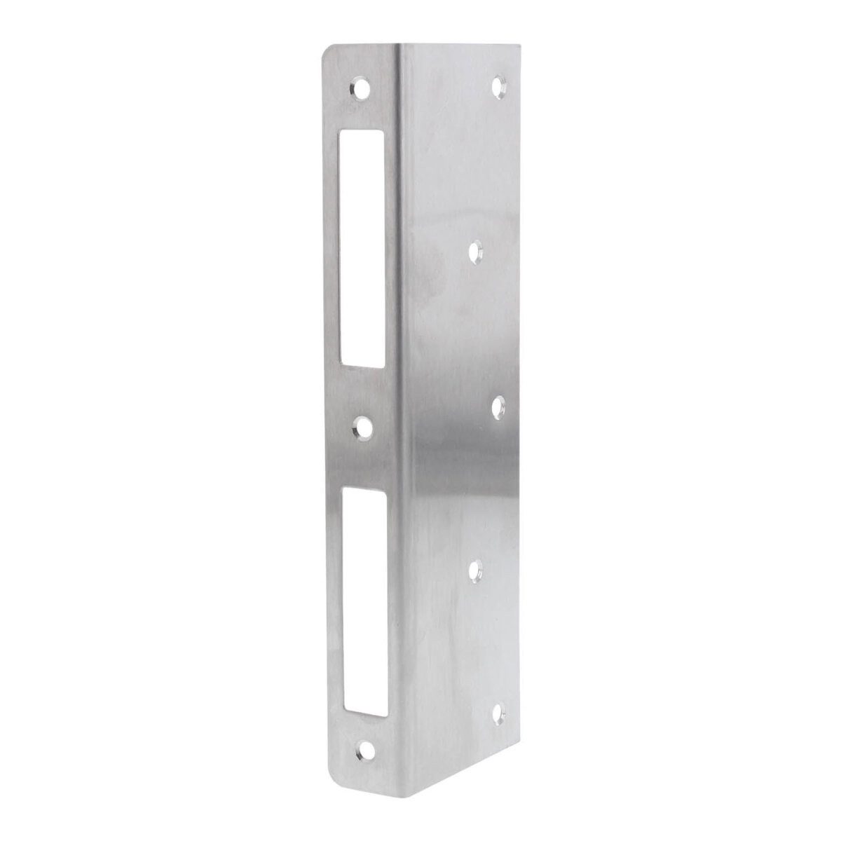FEPS Schließblech FEPS Reparatur-Winkelschließblech Zimmertür Edelstahl DIN links/rechts, (1-tlg), 17,00 × 5,08 × 2,11 cm