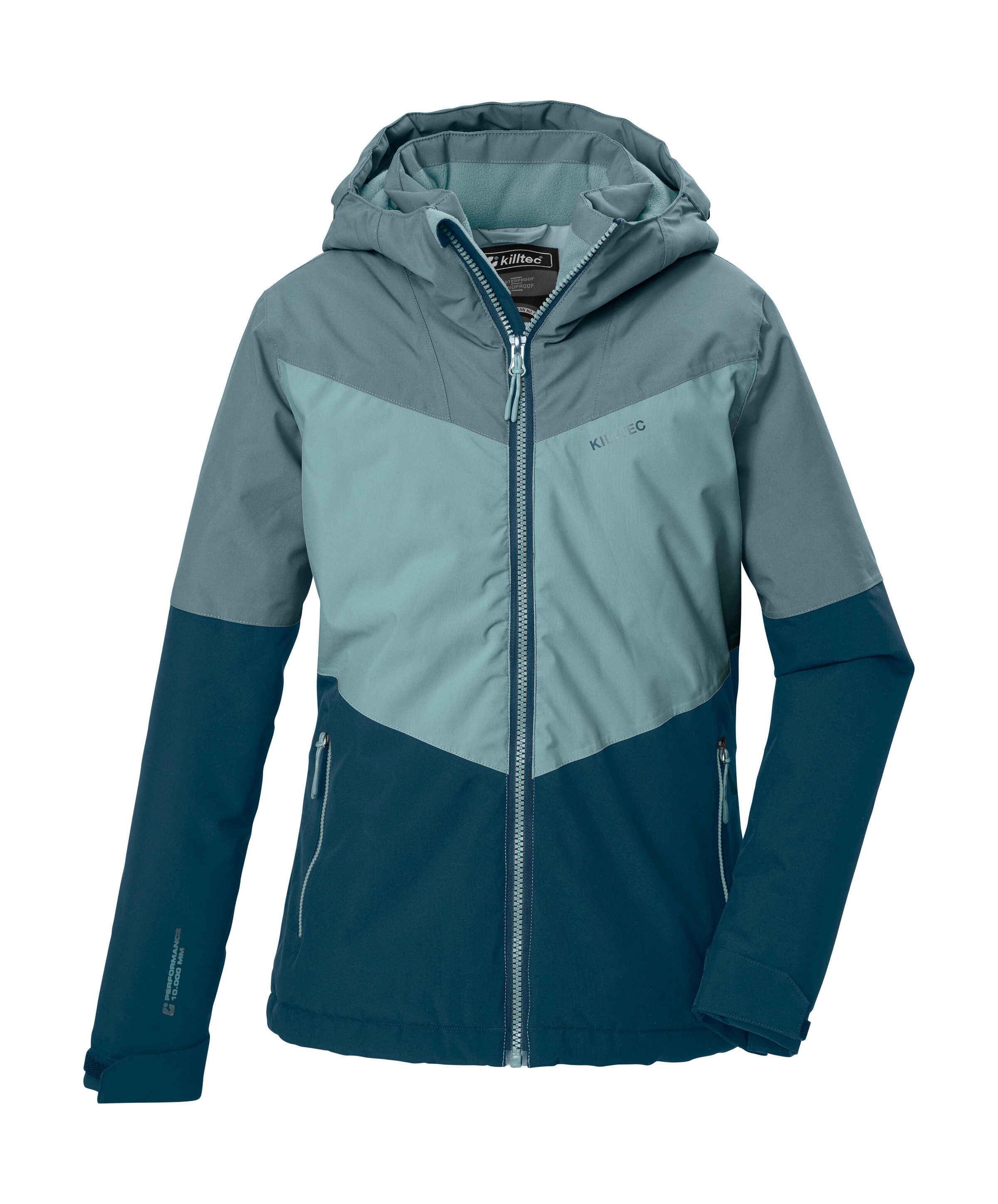 Killtec Funktionsjacke KOW 156 GRLS JCKT Wind- und wasserdichte Kinderjacke, reflektierend, warm wattiert