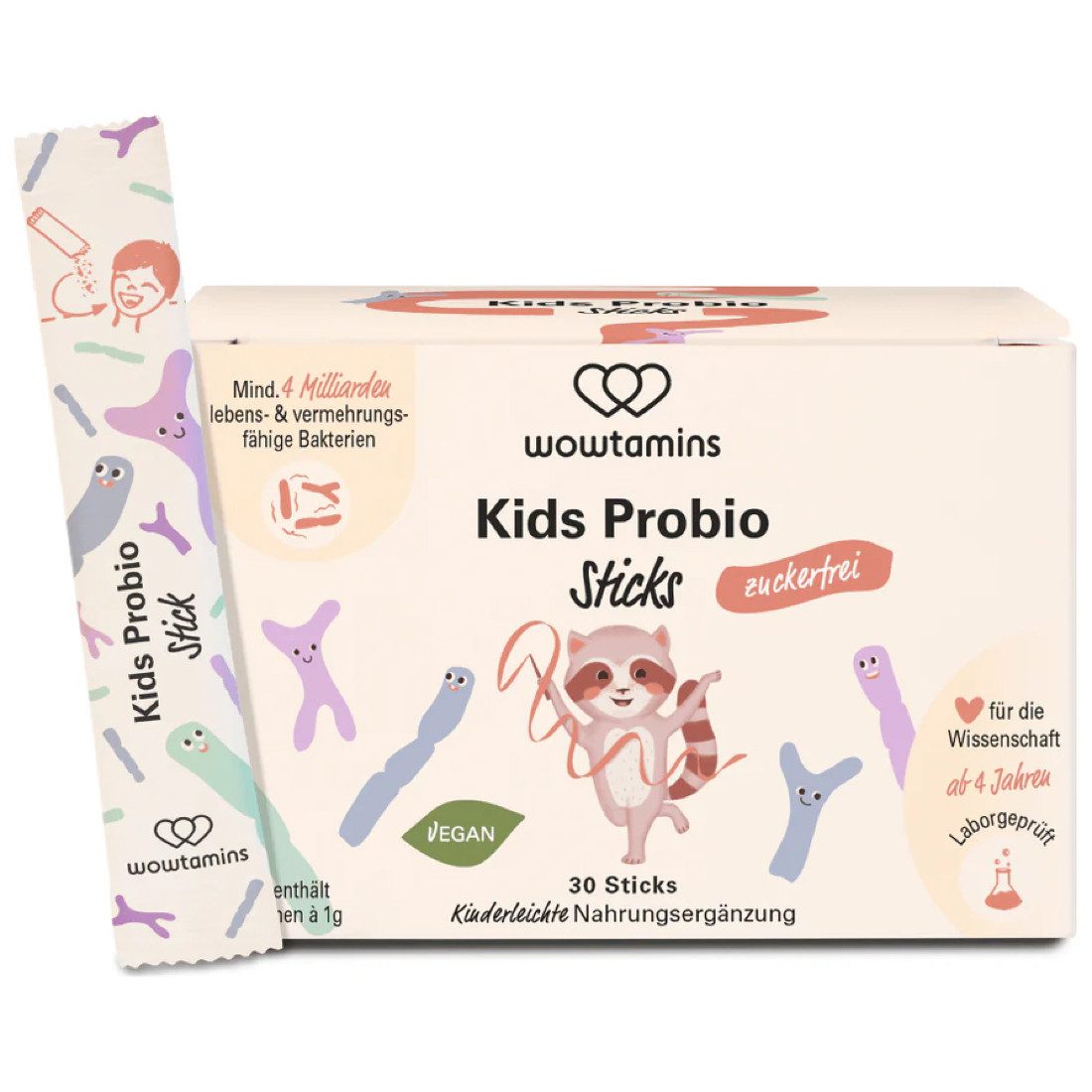 wowtamins Kids Probio Sticks zuckerfrei Pulver
