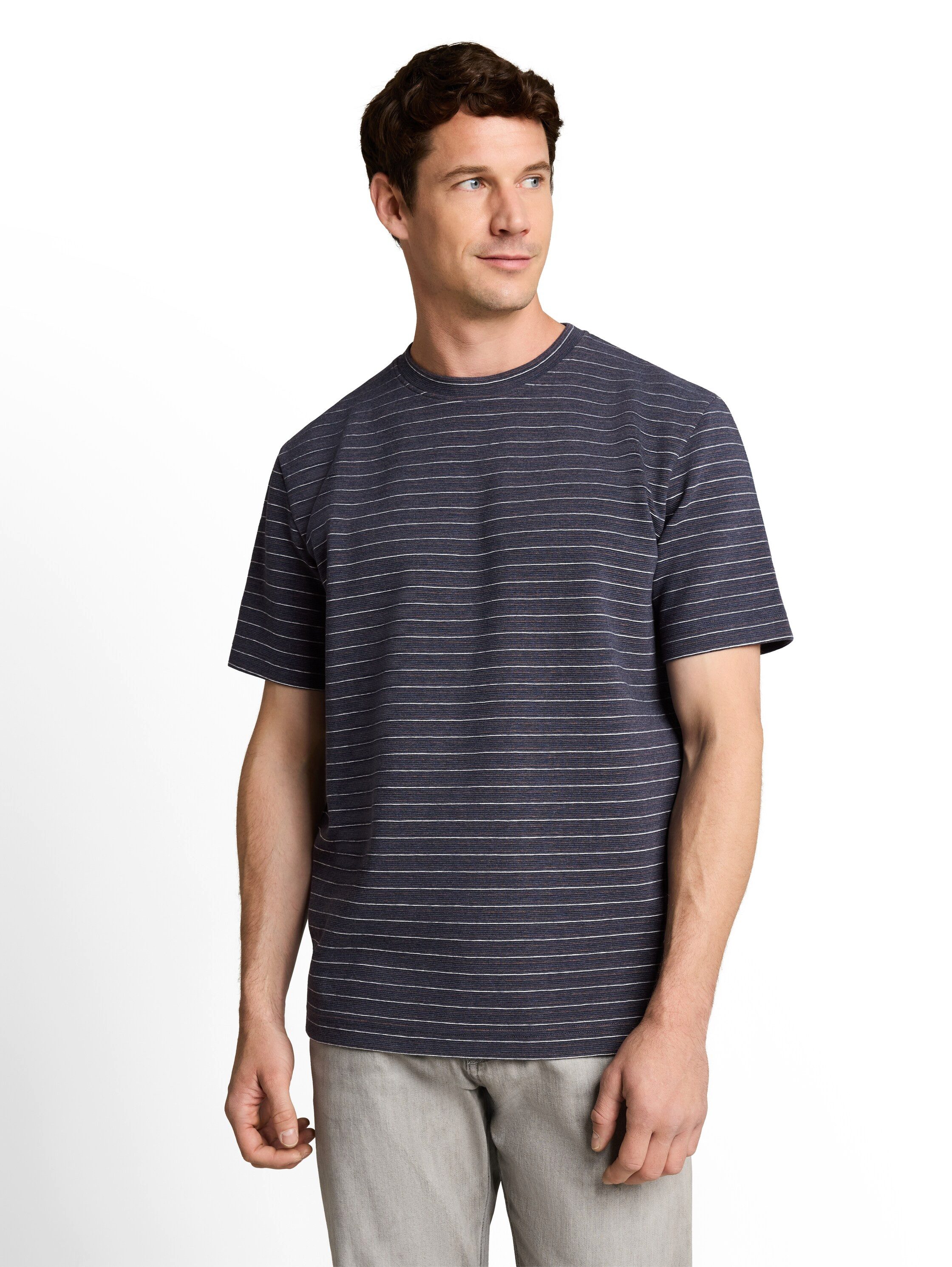 TOM TAILOR Kurzarmshirt Sommershirt mit feinen Streifen