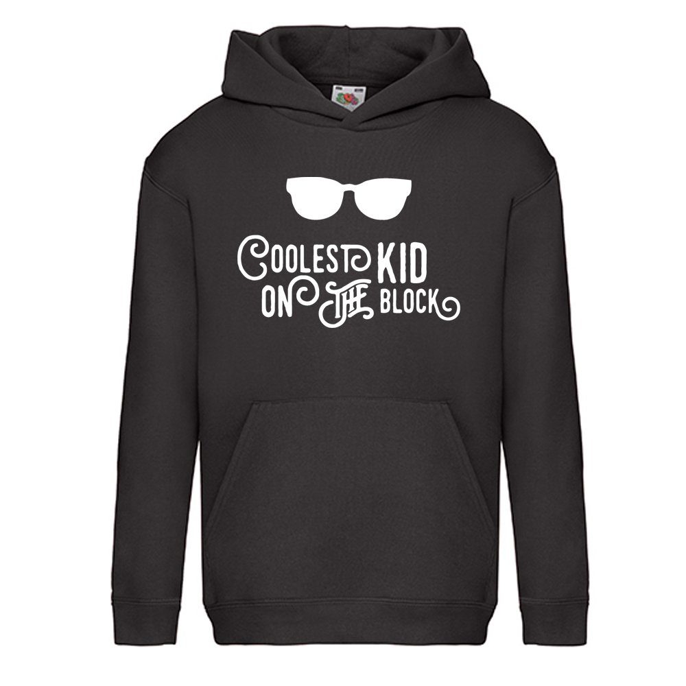 Ggraphics Hoodie Coolest Kid on the Block Kinder Hoodie