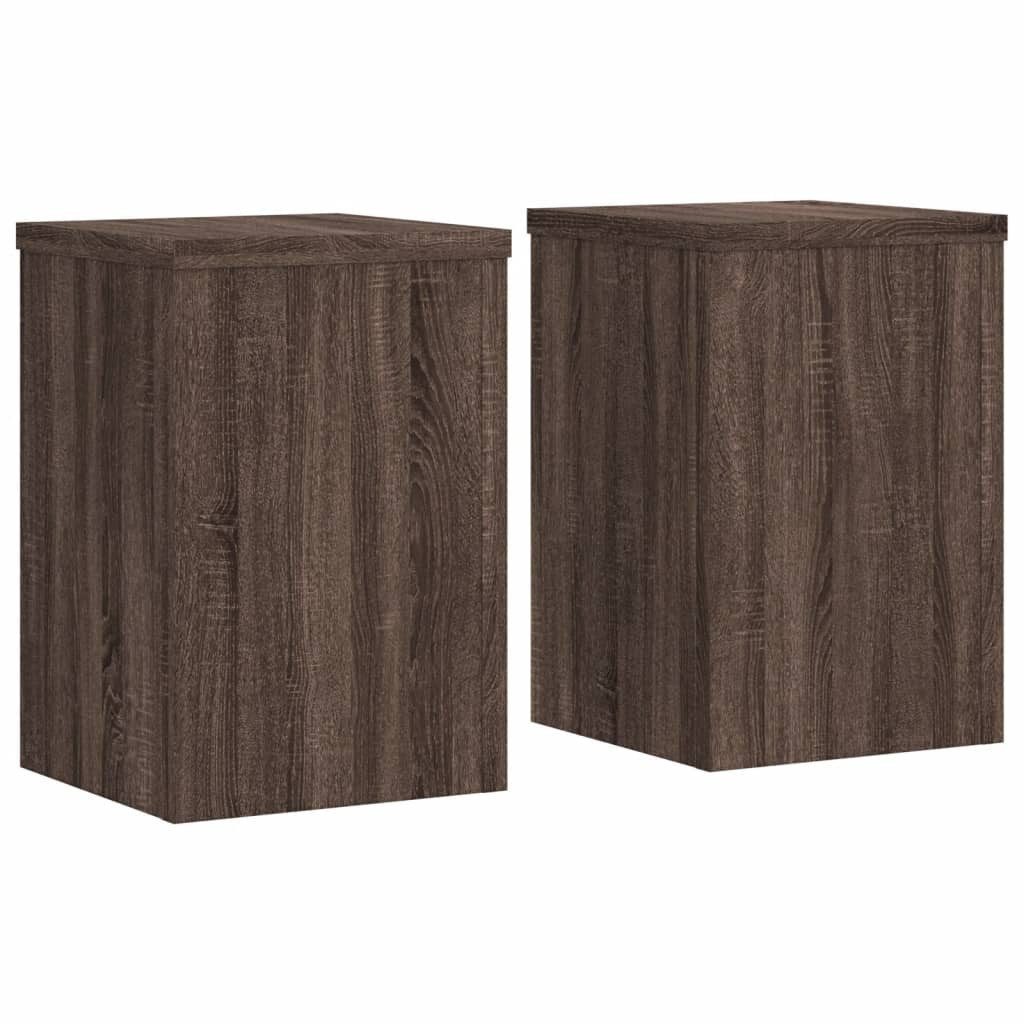 vidaXL Blumenständer Pflanzenständer 2 Stk. Braun günstig online kaufen