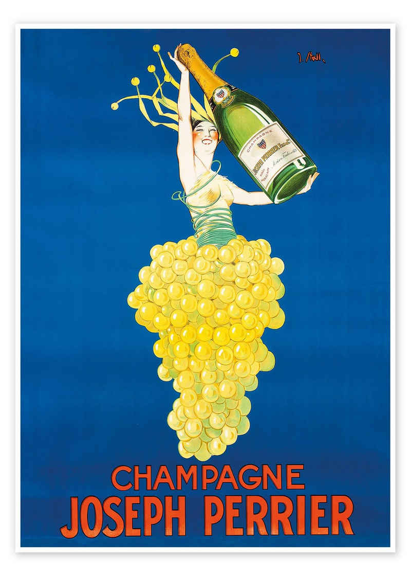 Posterlounge Poster Clement André Lapuszewski, Champagne Joseph Perrier, Illustration
