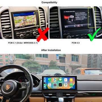 TAFFIO Für Porsche Cayenne 92A 958 PCM4 12.3" Touch Android Autoradio CarPlay Einbau-Navigationsgerät