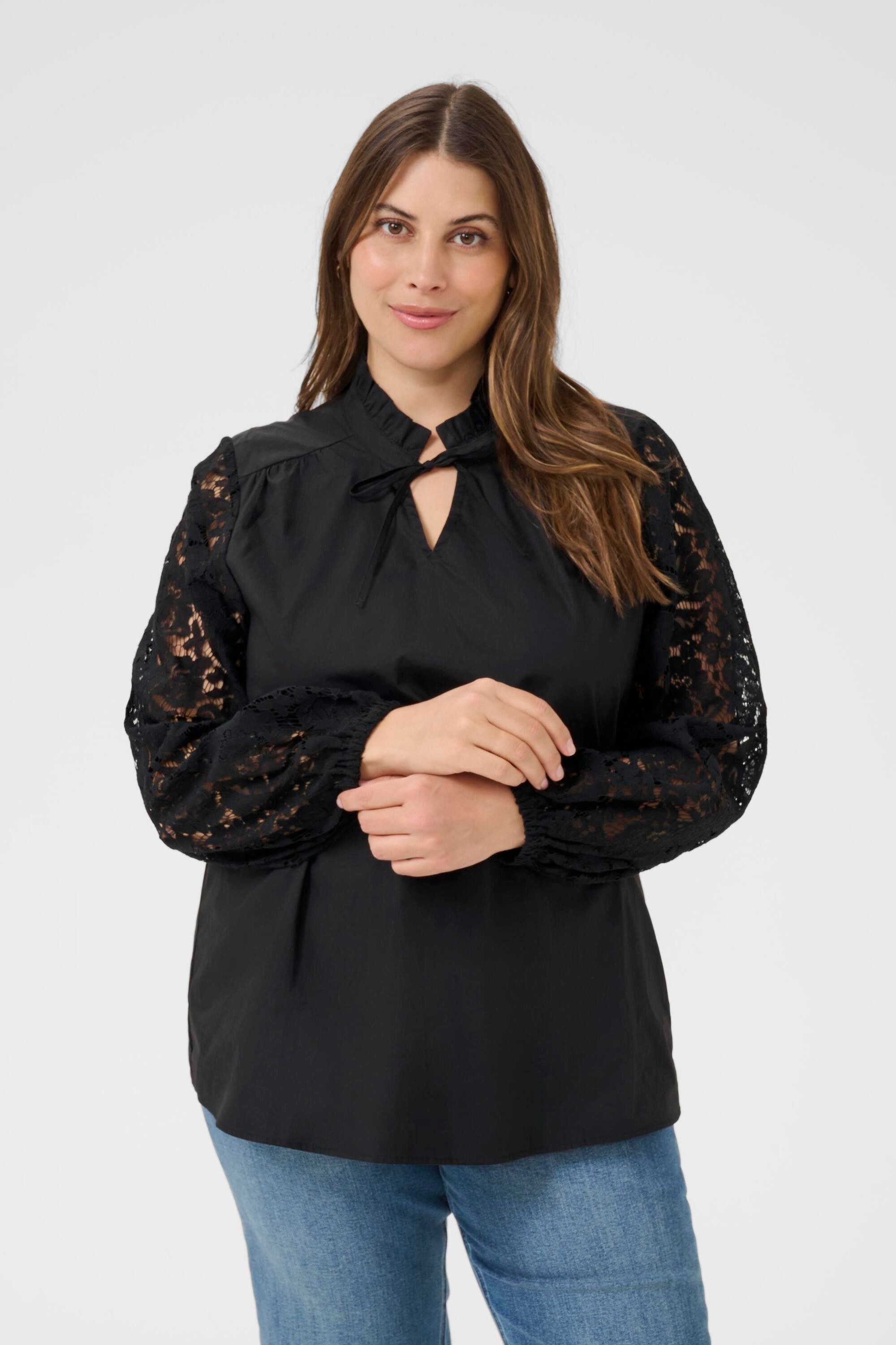 Langarmbluse Langarm-Bluse KCmynthia