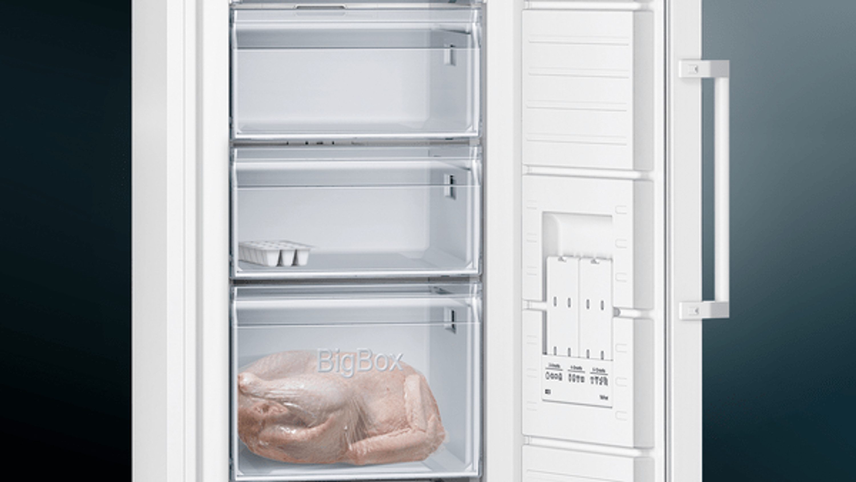 SIEMENS Gefrierschrank iQ300 GS29NFWEV, 161 cm hoch, 60 cm breit