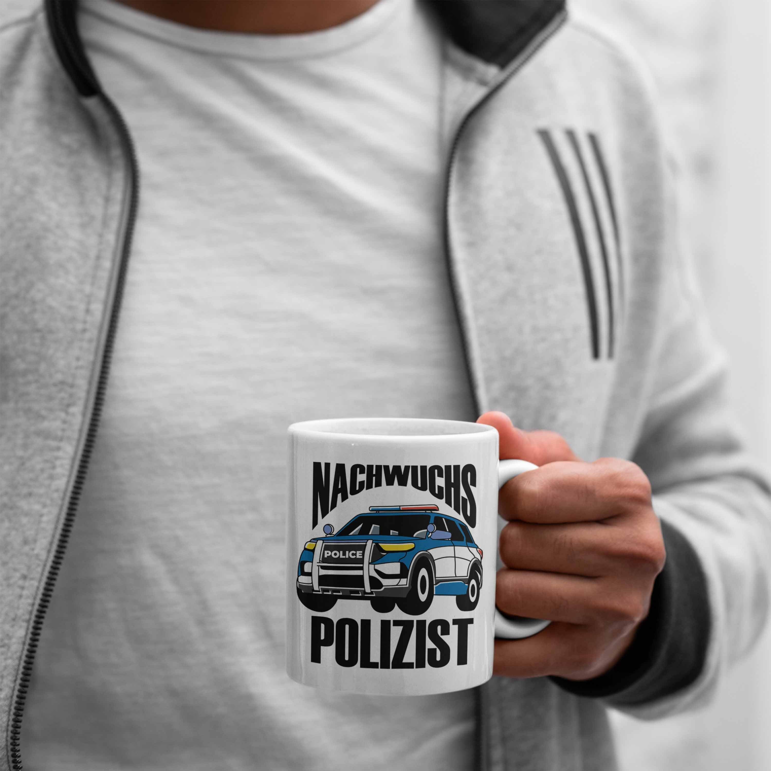- Tasse kleine Tasse Sch Jungs Einschulung "Nachwuchs Weiss für Polizist" Trendation Geschenk