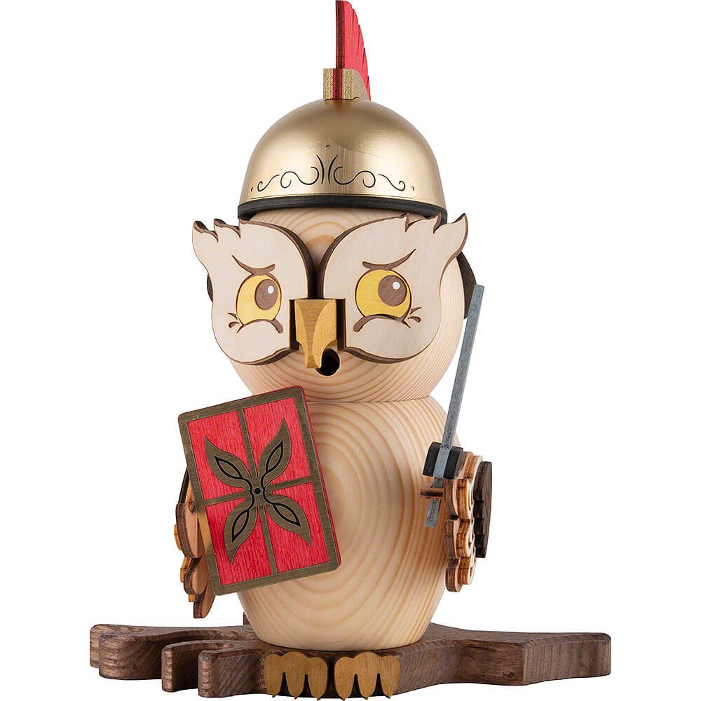 Erzgebirge-Palast Räuchermännchen Räuchereule Römischer Legionär (15cm) von Erzgebirge-Palast