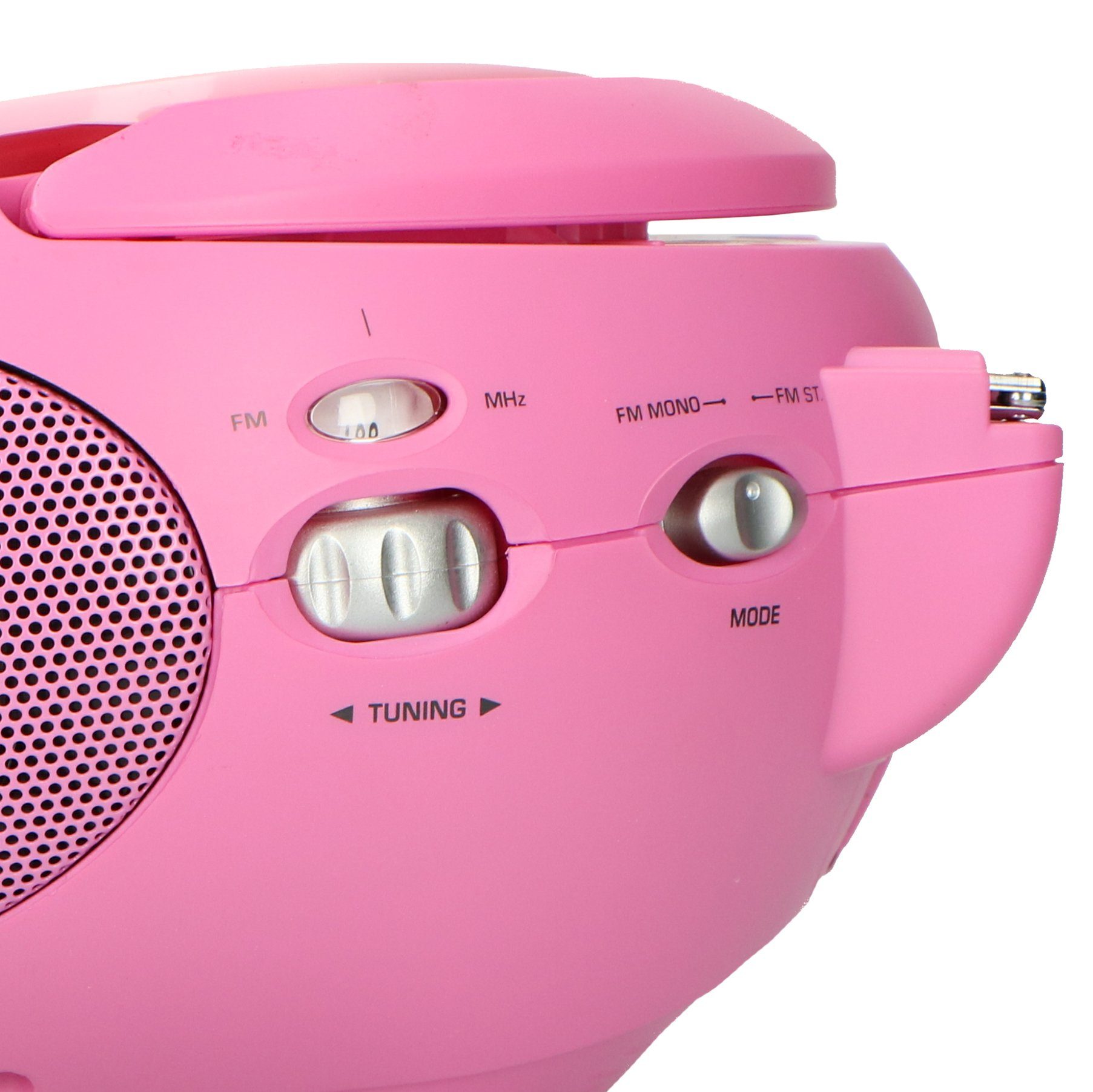 Lenco SCD-24 Pink CD-Radiorecorder (FM)