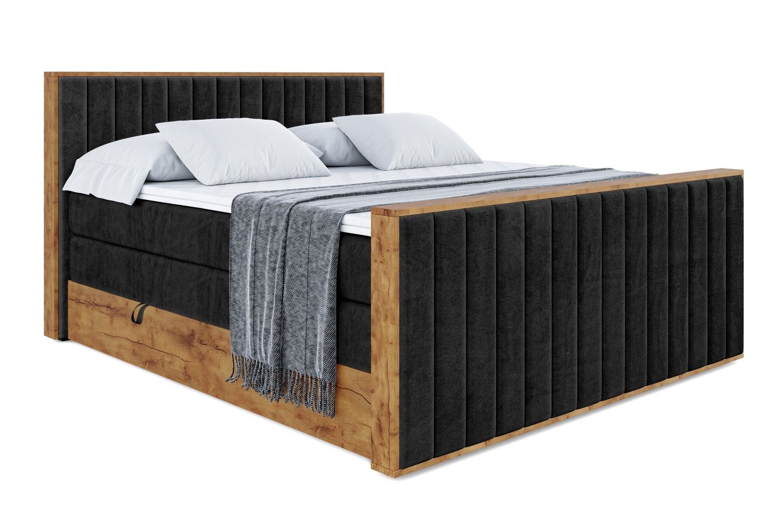 ALTDECOR Boxspringbett LOLLI4-Z KING (Multipocket-Matratze H4, günstig online kaufen