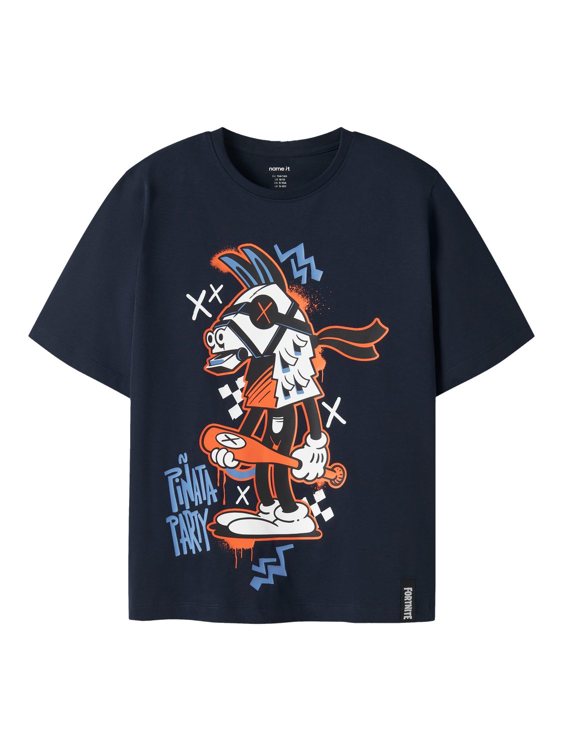 Name It T-Shirt NKMJEF FORTNITE SS NREG TOP BOX VDE Baumwolle, regular fit