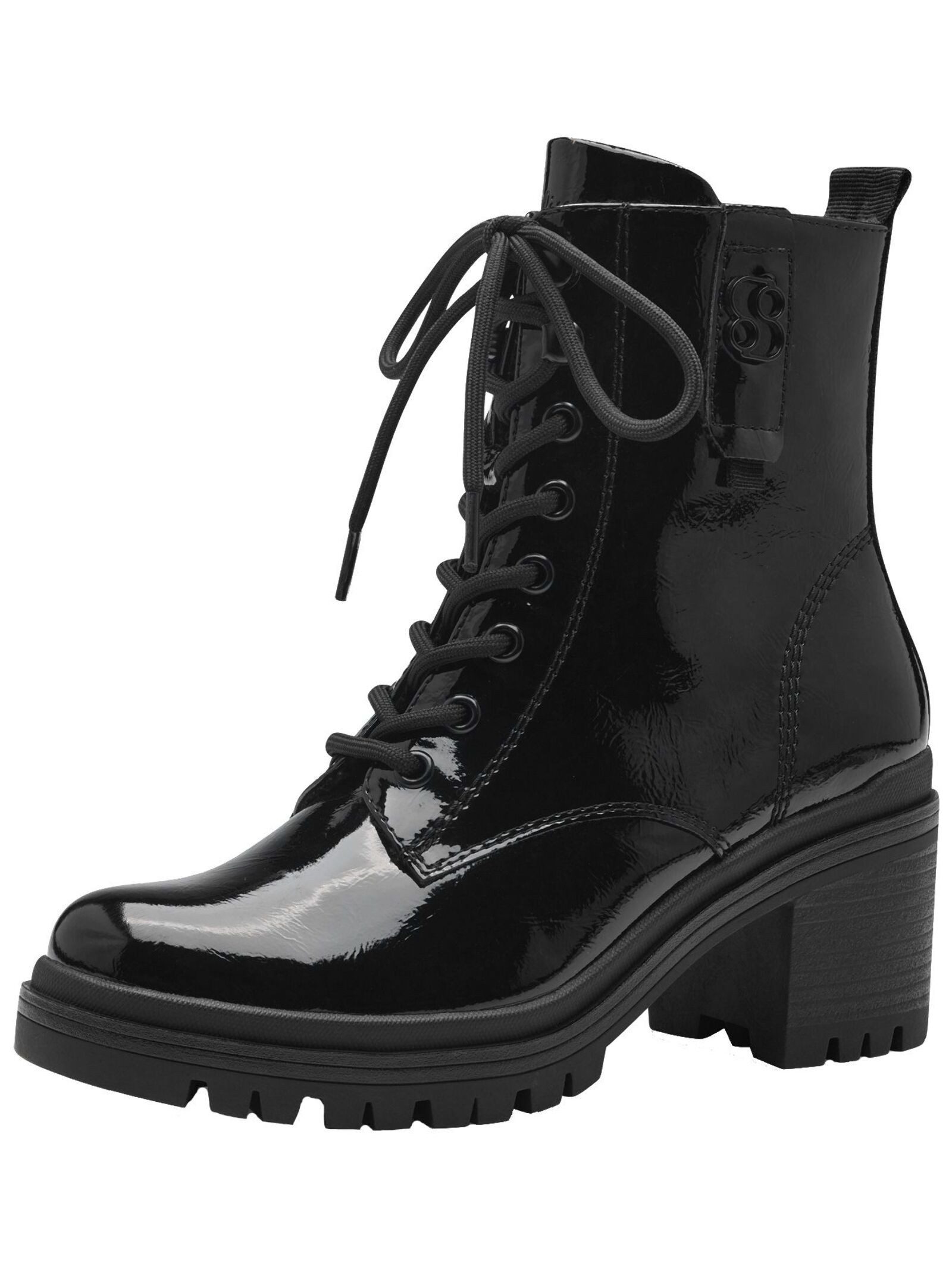 s.Oliver Stiefelette Lederimitat Schnürstiefelette günstig online kaufen