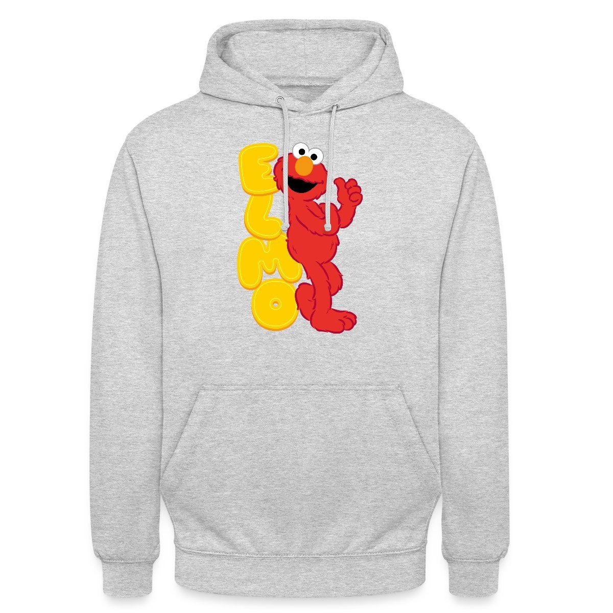 Spreadshirt Hoodie Sesamstraße Elmo Mit Schriftzug Unisex Hoodie (1-tlg)