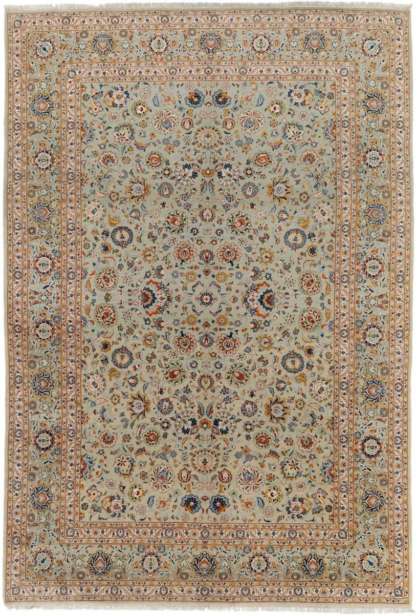 Orientteppich Keshan 395x271 Handgeknüpfter Orientteppich / Perserteppich, Nain Trading, rechteckig, Höhe: 12 mm