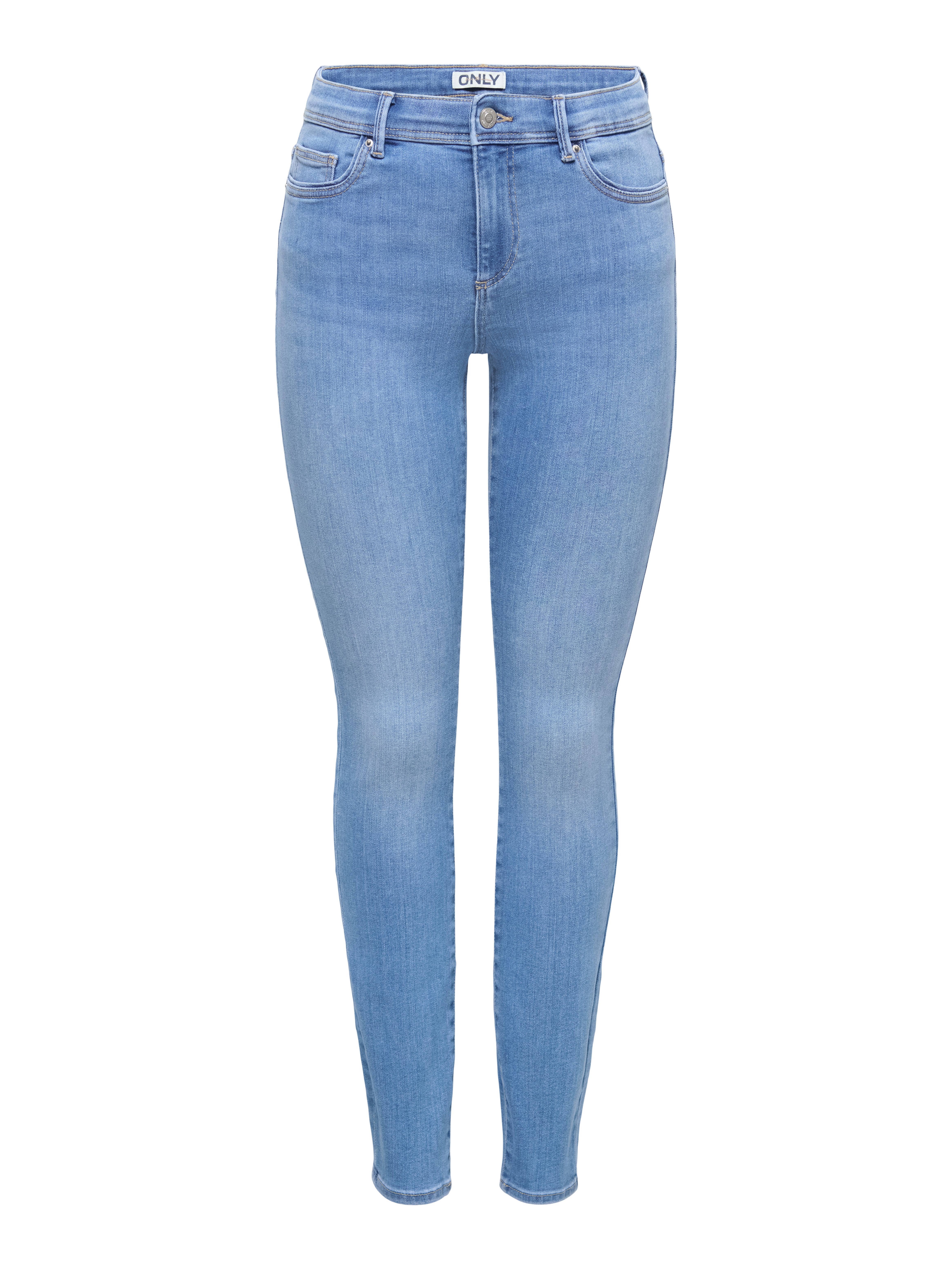 ONLY Skinny-fit-Jeans ONLLINEA MID WAIST LANK SK DNM Baumwollmischung, mid waist, skinny fit