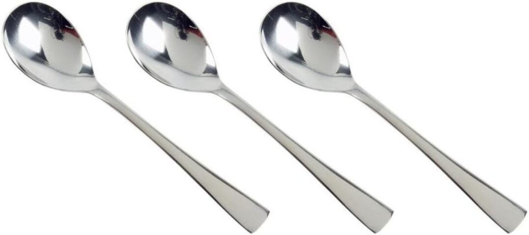 EK Germany Teelöffel Menülöffel "Atlantic" 3er Set Edelstahl (1 Stück)