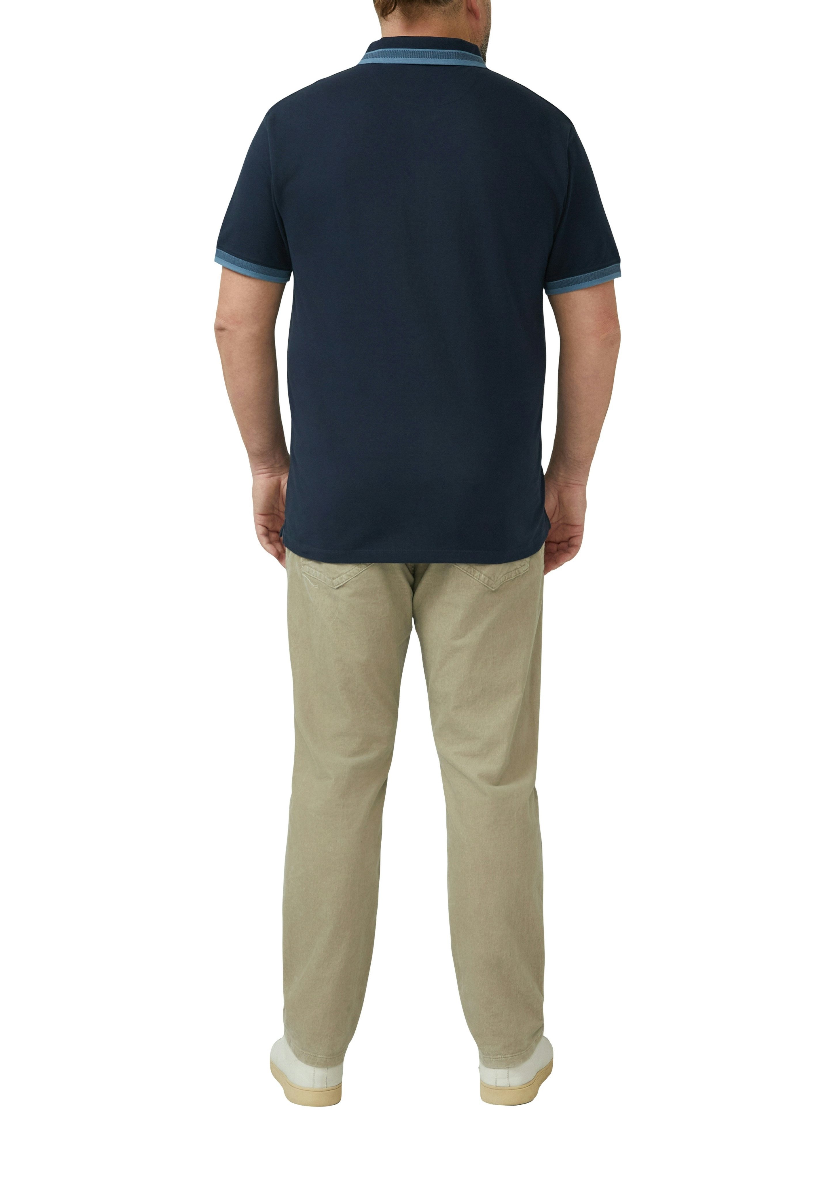 s.Oliver Men Big Sizes Poloshirt mit Logo Print – Bild 2 von 4