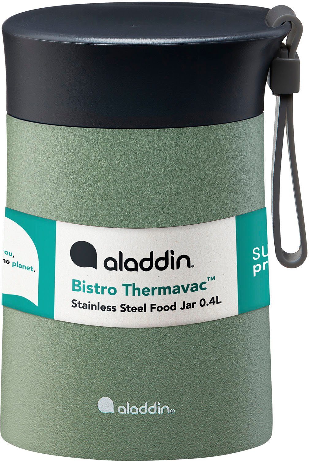 aladdin Thermobecher Bistro seegrün 0,4 Liter Edelstahl, Lunch