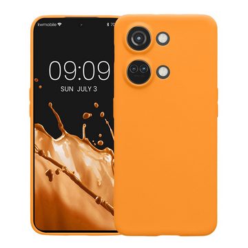 kwmobile Handyhülle Hülle für OnePlus Nord 3 5G, Backcover Silikon - Soft Handyhülle - Handy Case in Fruity Orange