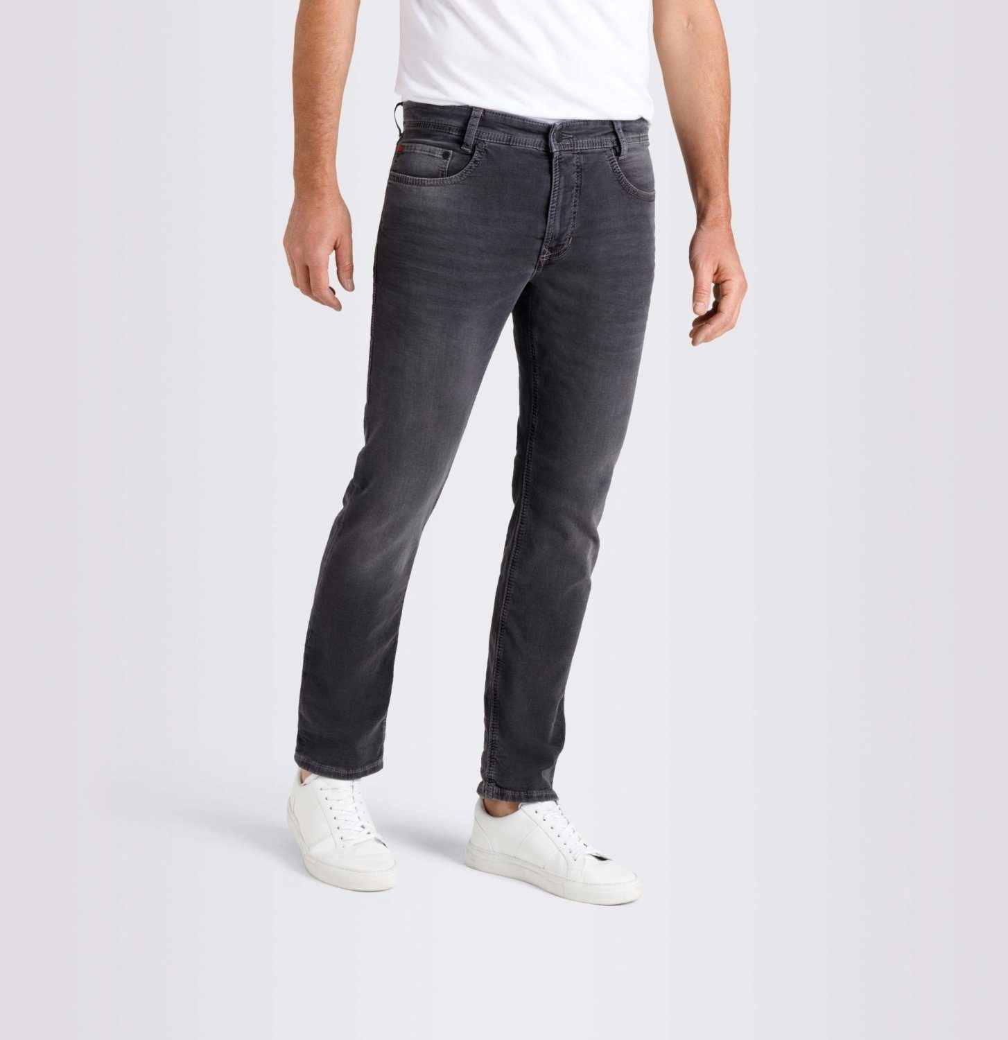5-Pocket-Jeans MAC JEANS - Jog'n Jeans, Light Sweat Denim Grau