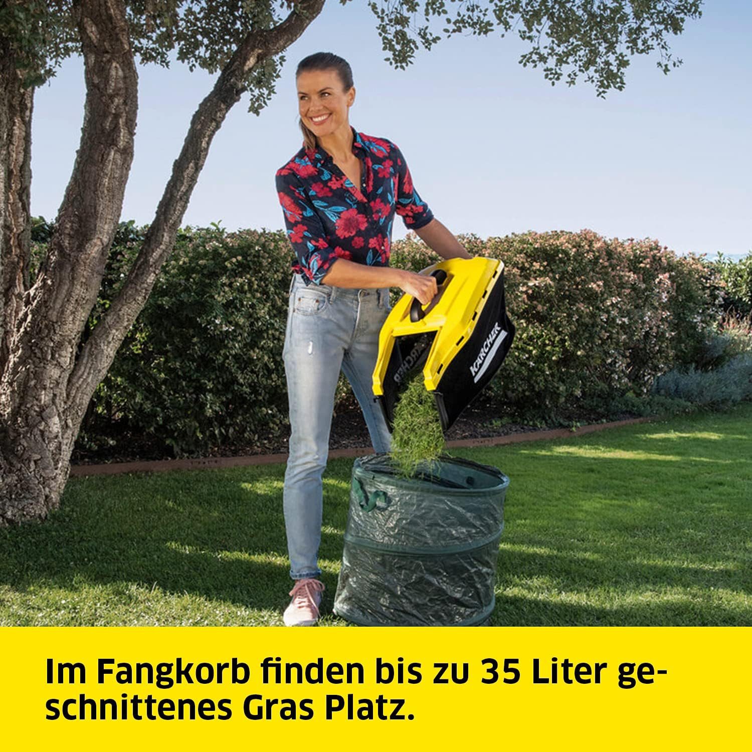 KÄRCHER Akkurasenmäher LMO 18-33 Akkumäher 33cm Schnittbreite, 33.00 cm Schnittbreite