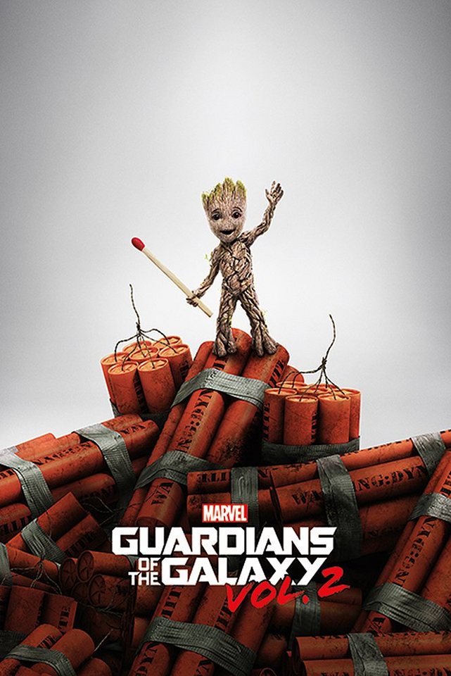 PYRAMID Poster Guardians of the Galaxy Vol. 2 Groot Dynamite 61 x 91,5 cm