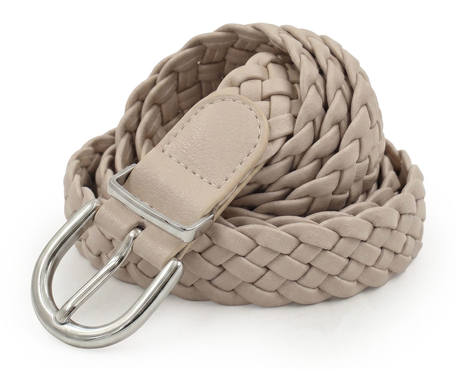 styleBREAKER Flechtgürtel Flechtgürtel schmal (1-St)