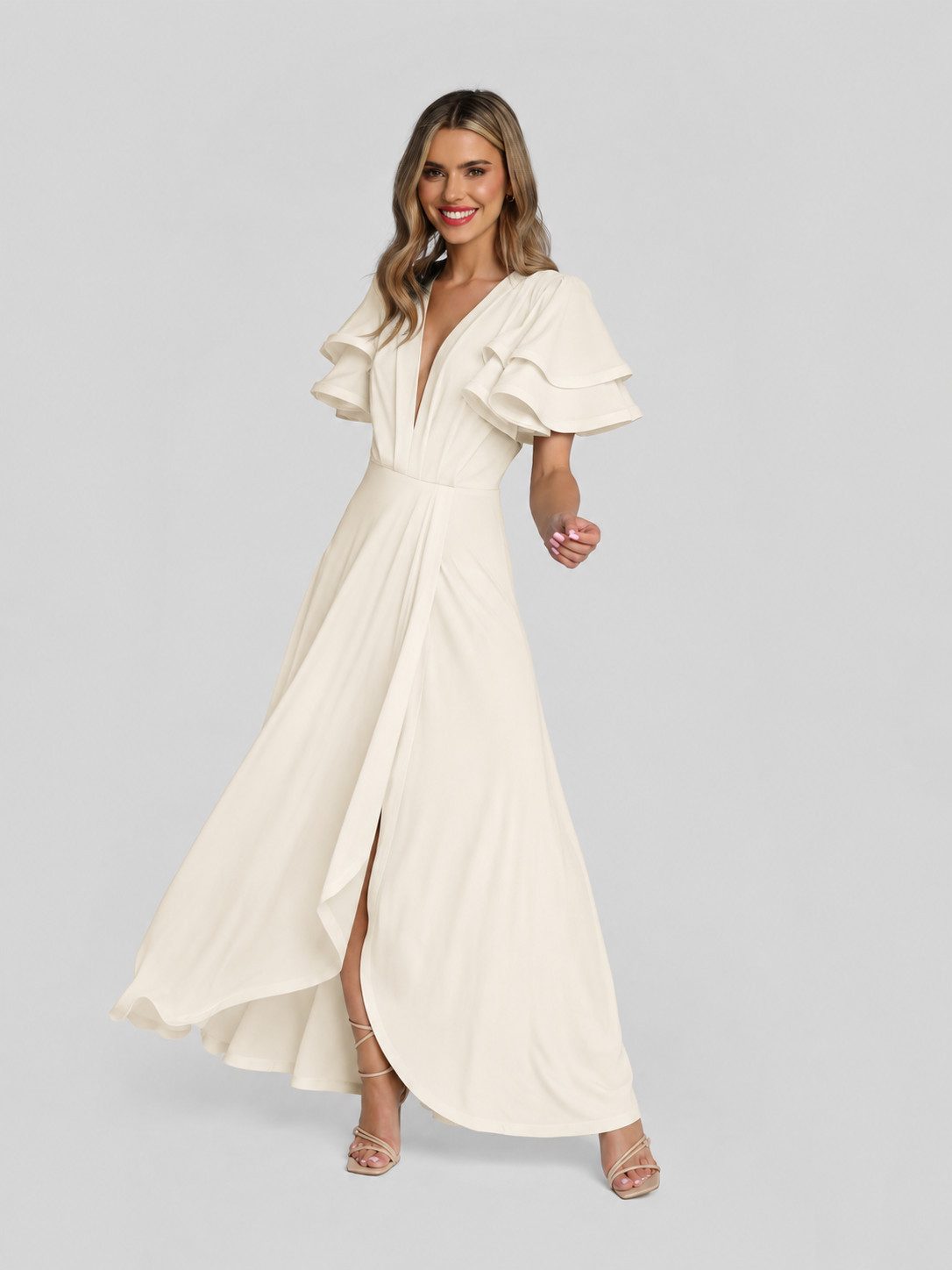 MADNEZZ Maxikleid Maxikleid SALOME- ecru