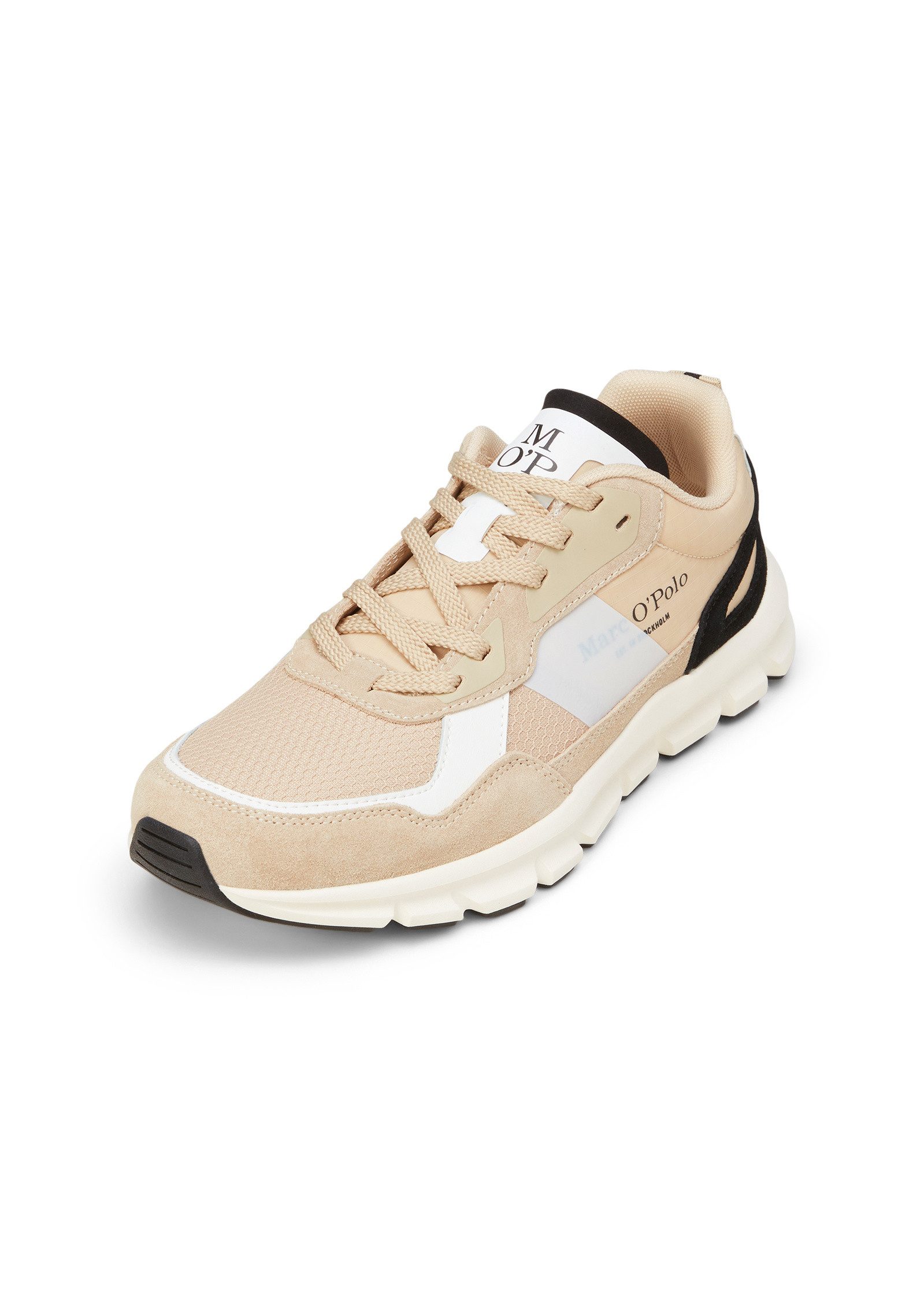 Marc O'Polo aus hochwertigem Material-Mix Sneaker günstig online kaufen