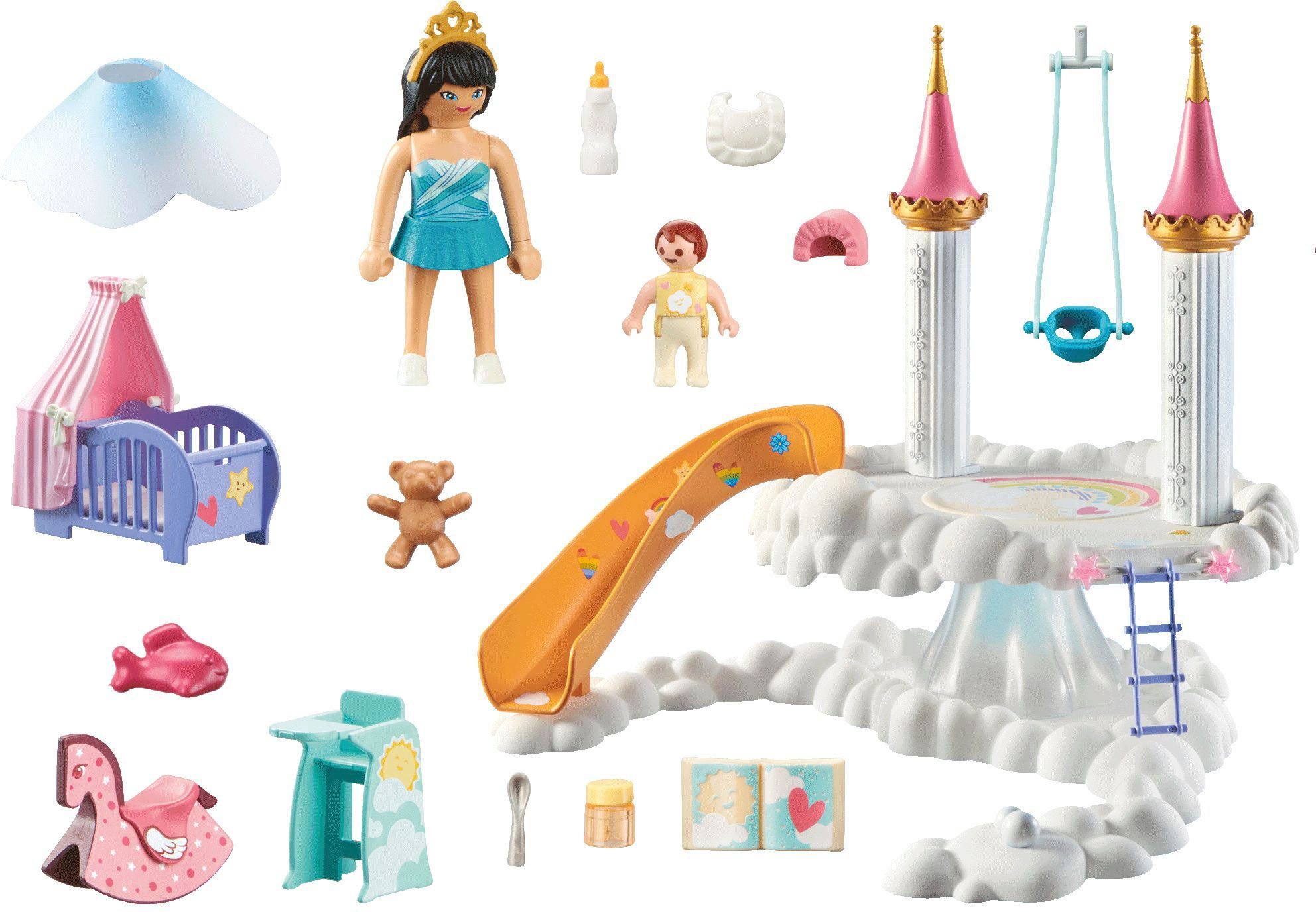 Playmobil® Himmlische Babywolke (71360), Princess Magic Konstruktions-Spielset, (63 St), Made in Germany
