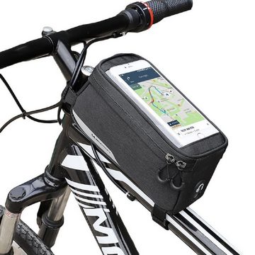 Wozinsky Fahrradtasche Rahmen Fahrradtasche Handyhülle bis 6,5 Zoll 1l Handytasche