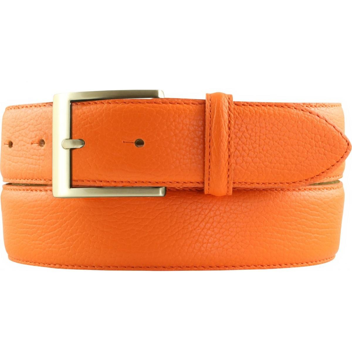 BELTINGER Ledergürtel Herren-Gürtel aus gemasertem Leder mit Steppnaht 4 cm - Hochwertiger L (1-St)