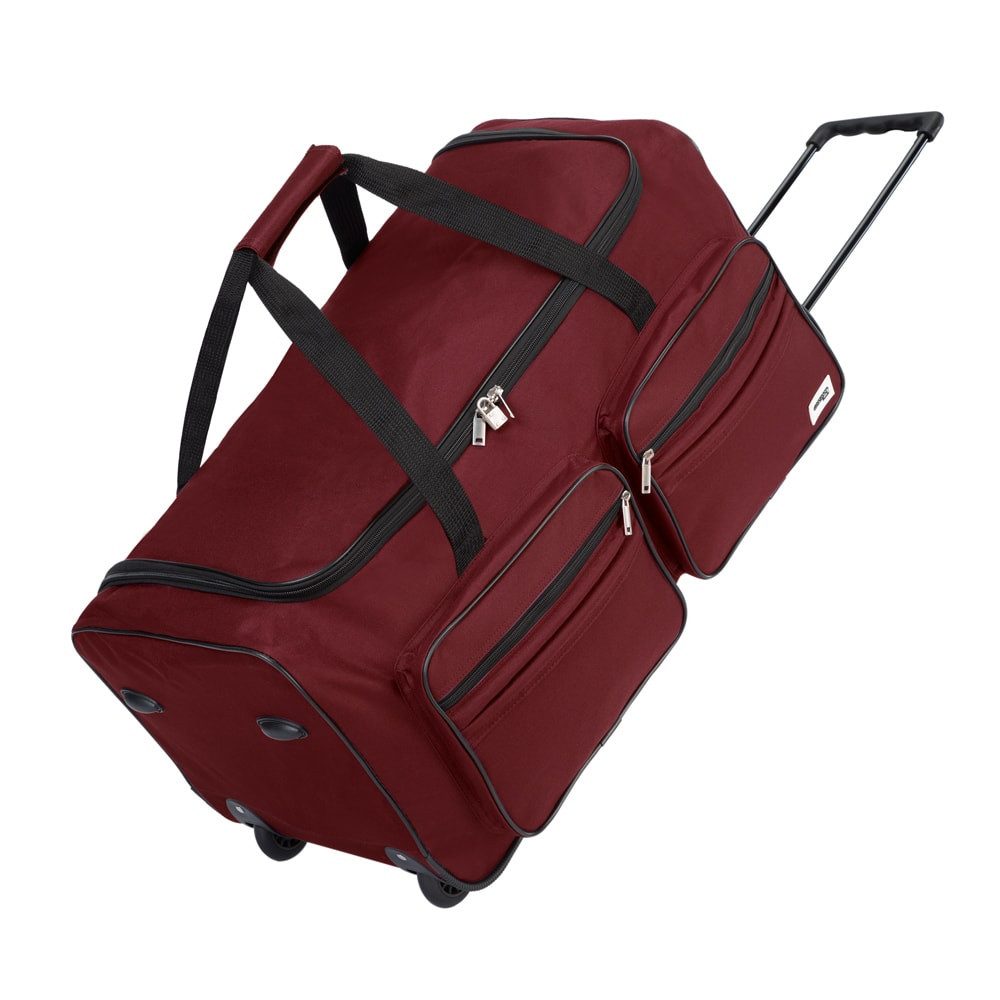 monzana Reisetasche (1-tlg), mit Rollen 85L Trolley Teleskopgriff Rot Groß günstig online kaufen