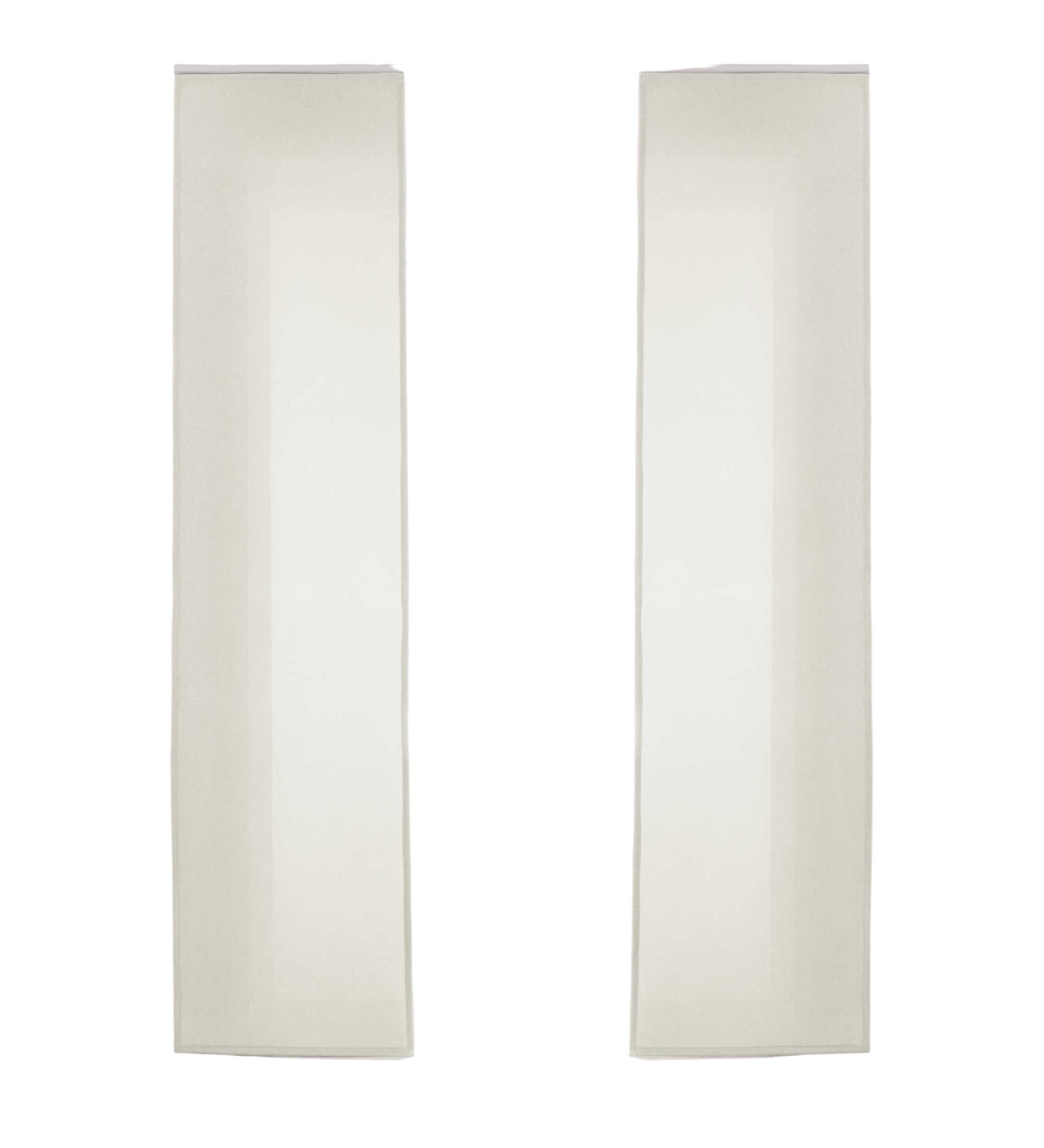 Gardinenbox Schiebegardine (2 St), Paneelwagen, blickdicht, Leinen Optik, C günstig online kaufen