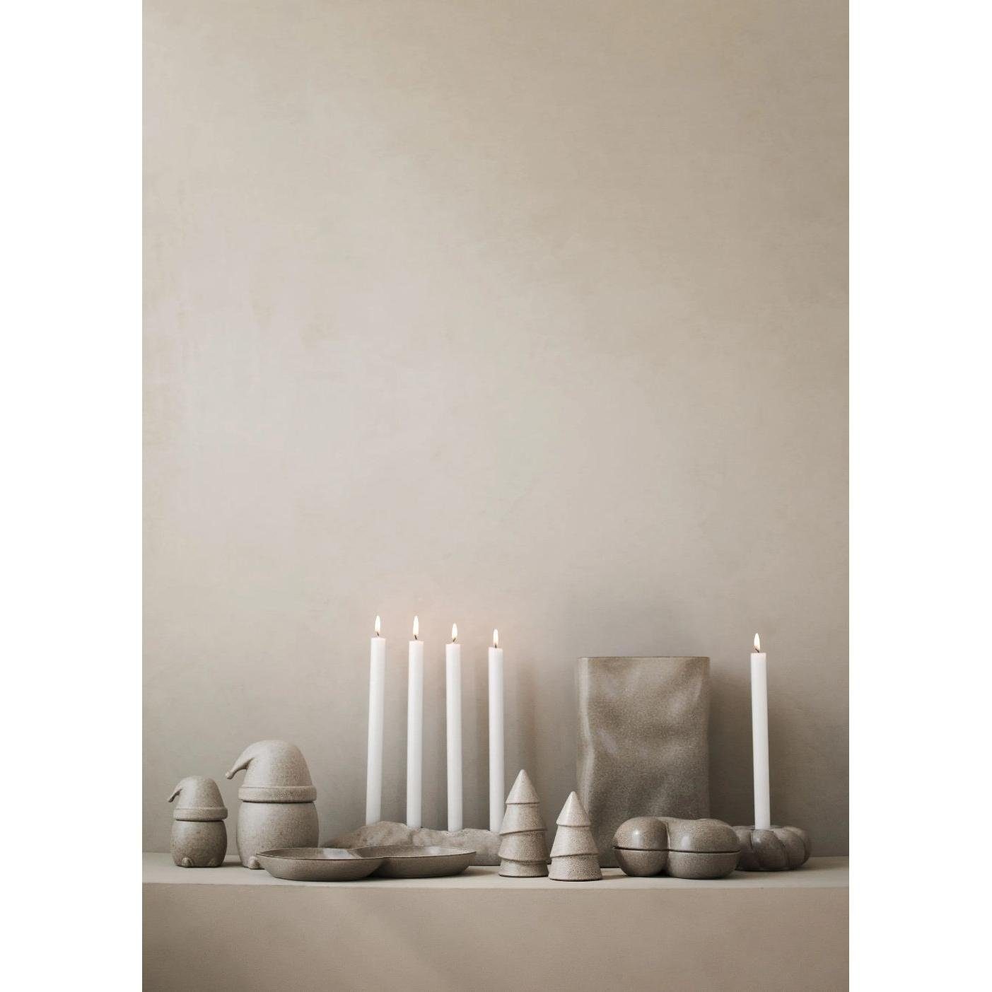 dbkd Windlicht Kerzenhalter Base Steingut Beige günstig online kaufen