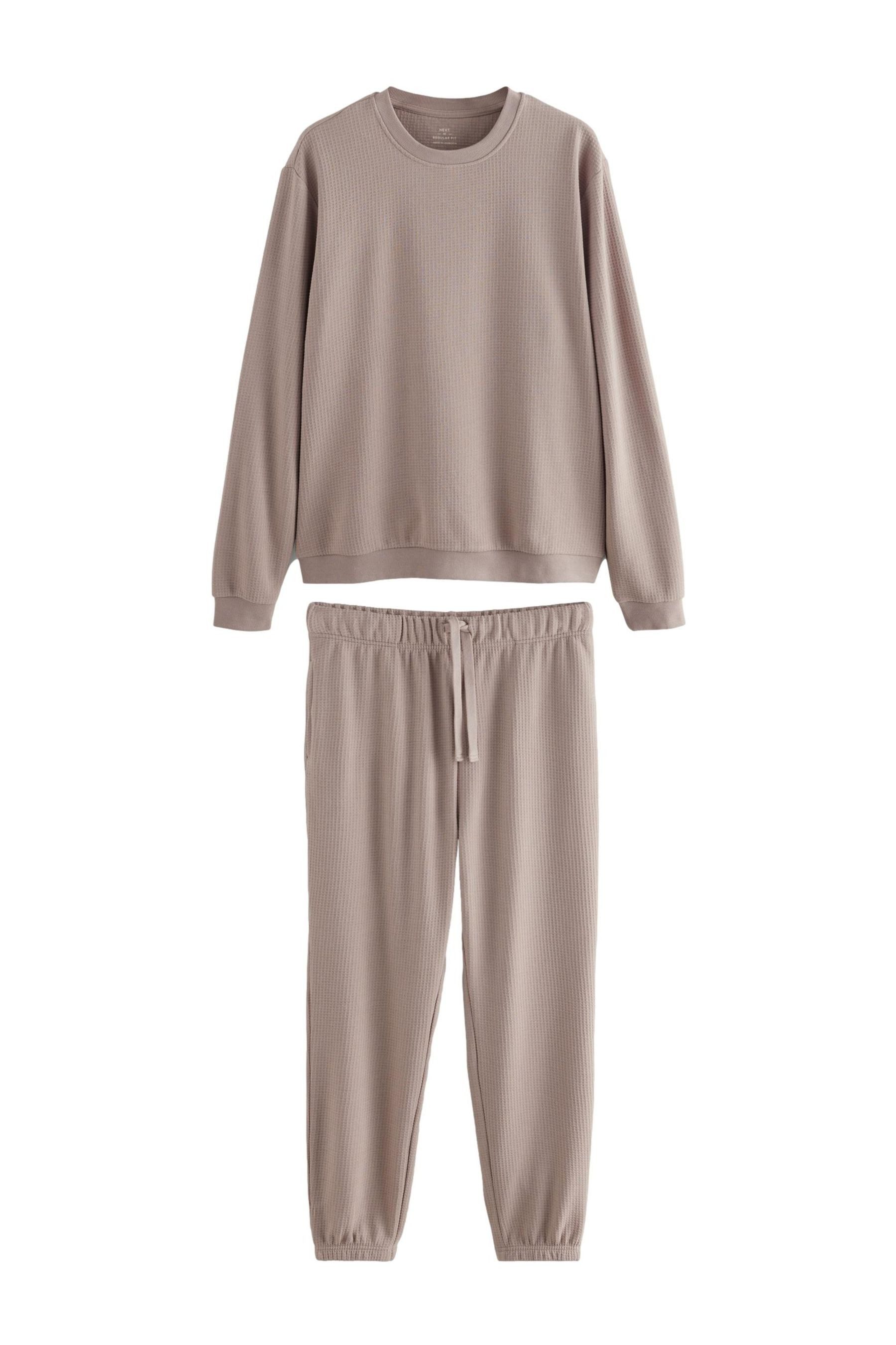Next Pyjama Langarm-Schlafanzug mit weicher Waffelstruktur günstig online kaufen