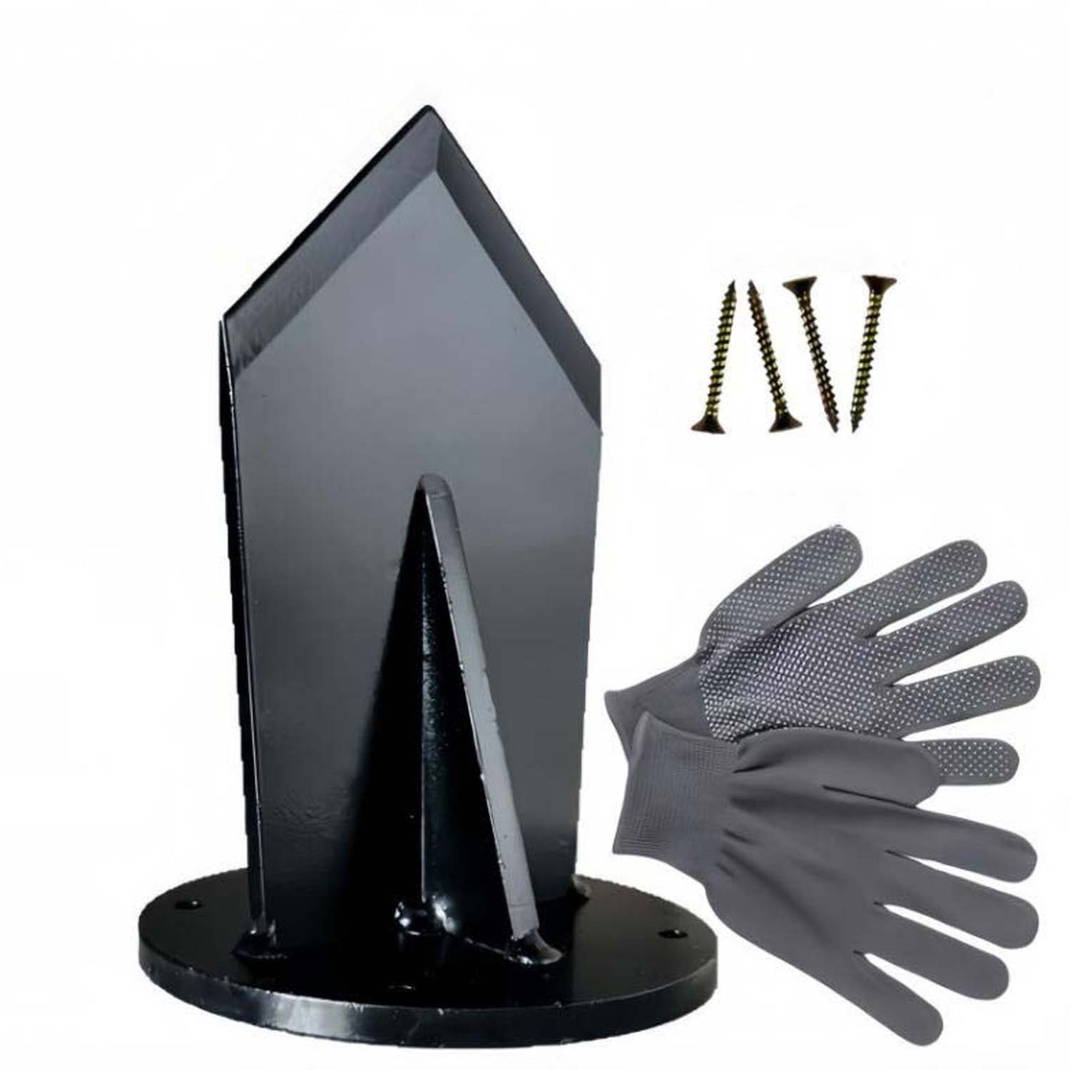 trends for living Разделитель бревен Vertikaler Разделитель бревен Outdoor-Brennholzspalter Schrauben Handschuhen