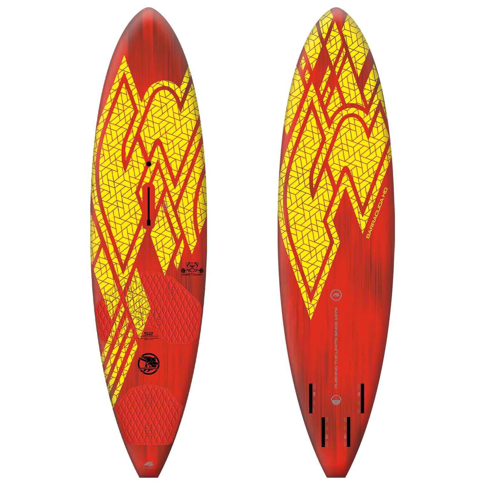 Windsurfboard F2 Junior Windsurfboard Barracuda HD Youth 66 l Rot/Weiss 2024/25