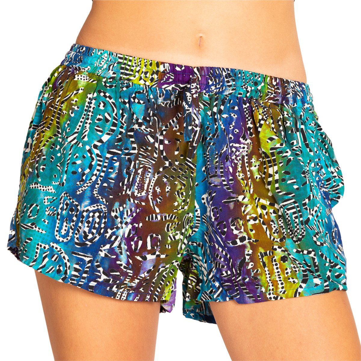 PANASIAM Strandshorts Damen Shorts Wachsbatik für günstig online kaufen