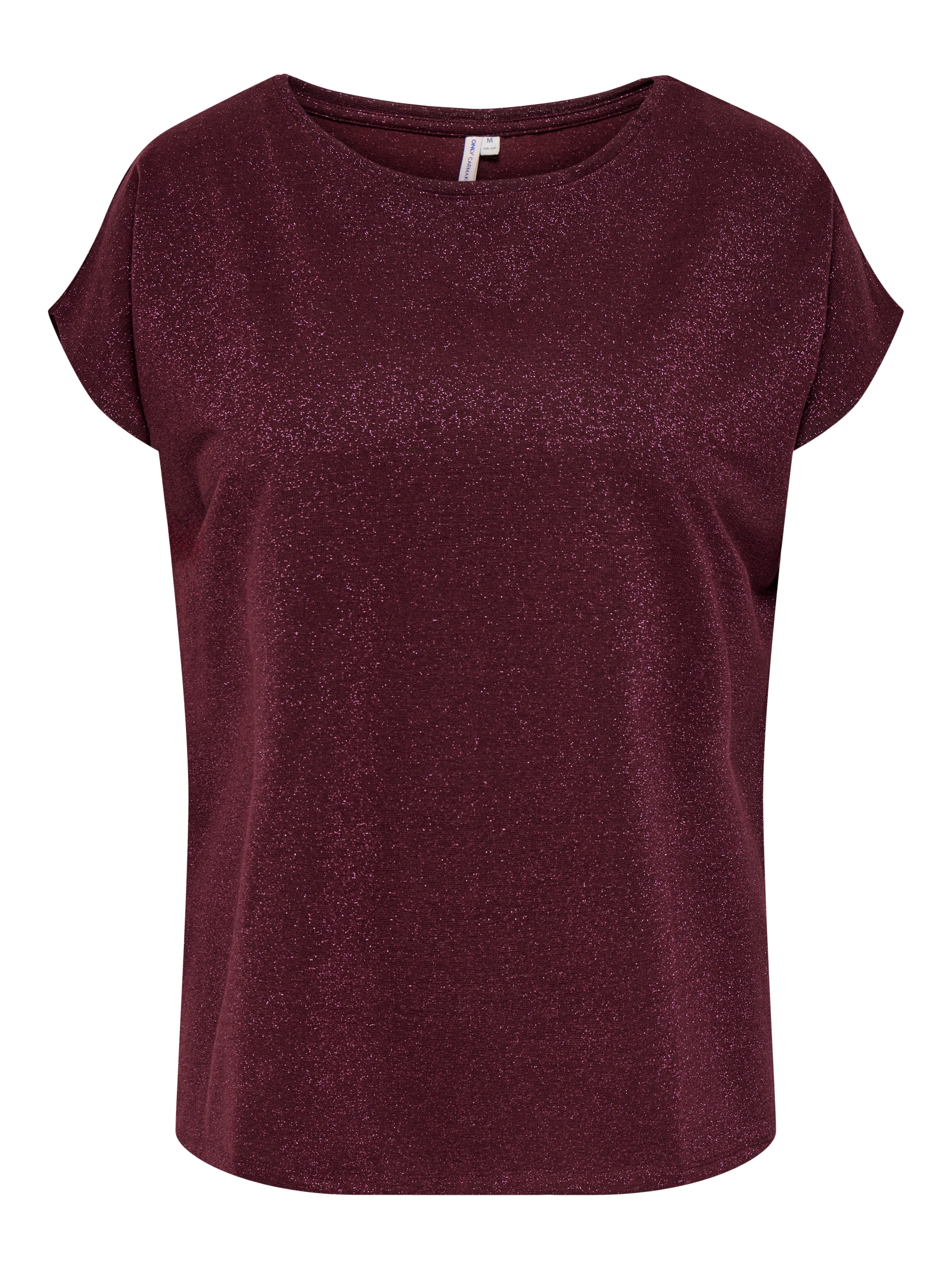 ONLY CARMAKOMA Kurzarmshirt CARMOSTER GLITTER S/S günstig online kaufen