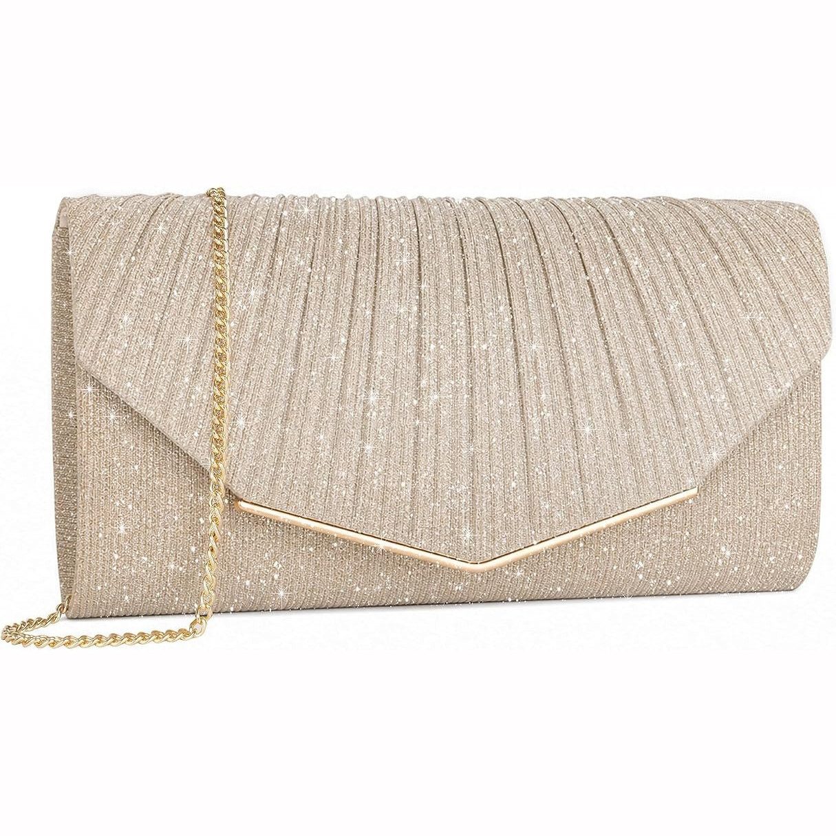 nsihing Abendtasche Damen-Glitzer-Abendtasche, Pailletten-Clutch, ideal für formelle Partys, Bälle und Hochzeiten